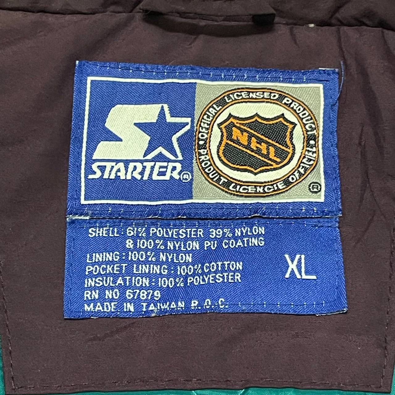 NHL Vintage Starter NHL The Mighty Ducks Jacket Size US XL / EU 56 / 4 - 15 Thumbnail
