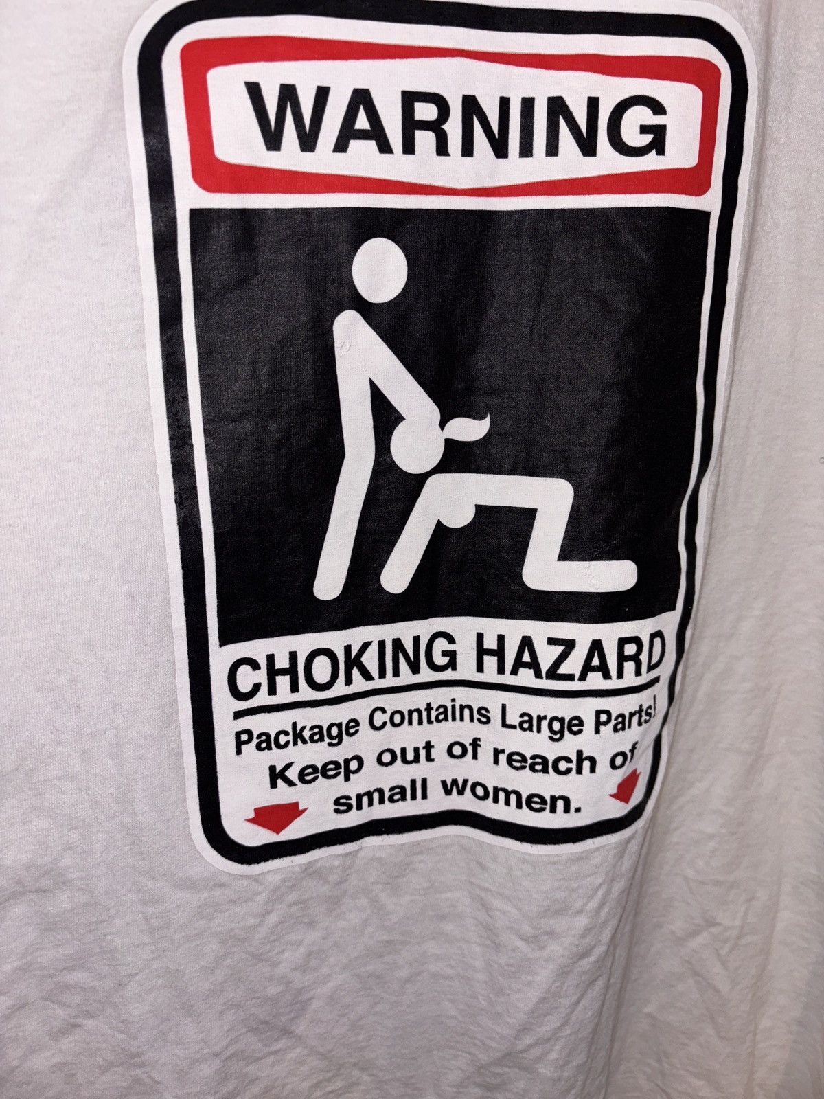 Band Tees Vintage Fruit of the Loom “Choking Hazard” Tee Size US XL / EU 56 / 4 - 2 Thumbnail