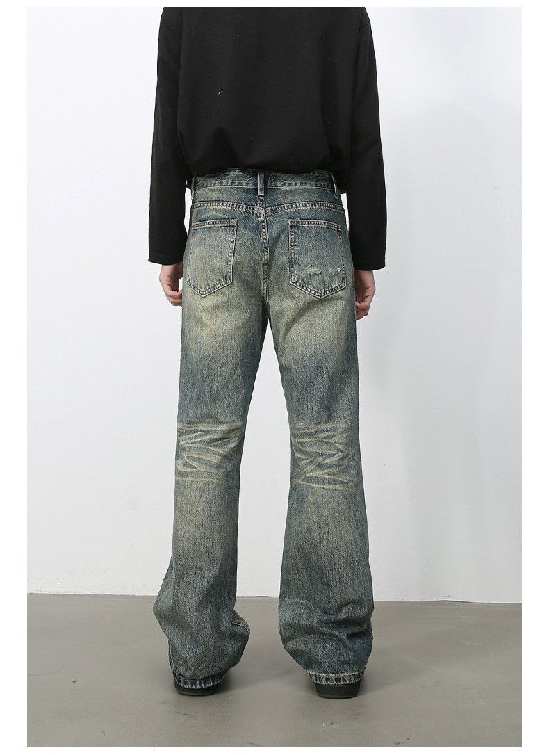 Japanese Brand × Jean American washed vintage loose ripped bootcut jeans Size US 32 / EU 48 - 5 Thumbnail