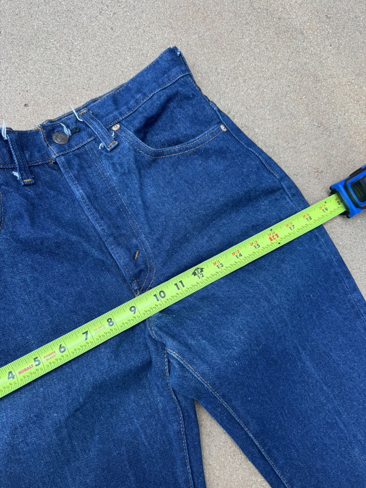 Levi's Vintage 70’s Levi’s 517xx Red Tab Bootcut Flare Jeans 29x31 Size US 29 - 12 Thumbnail