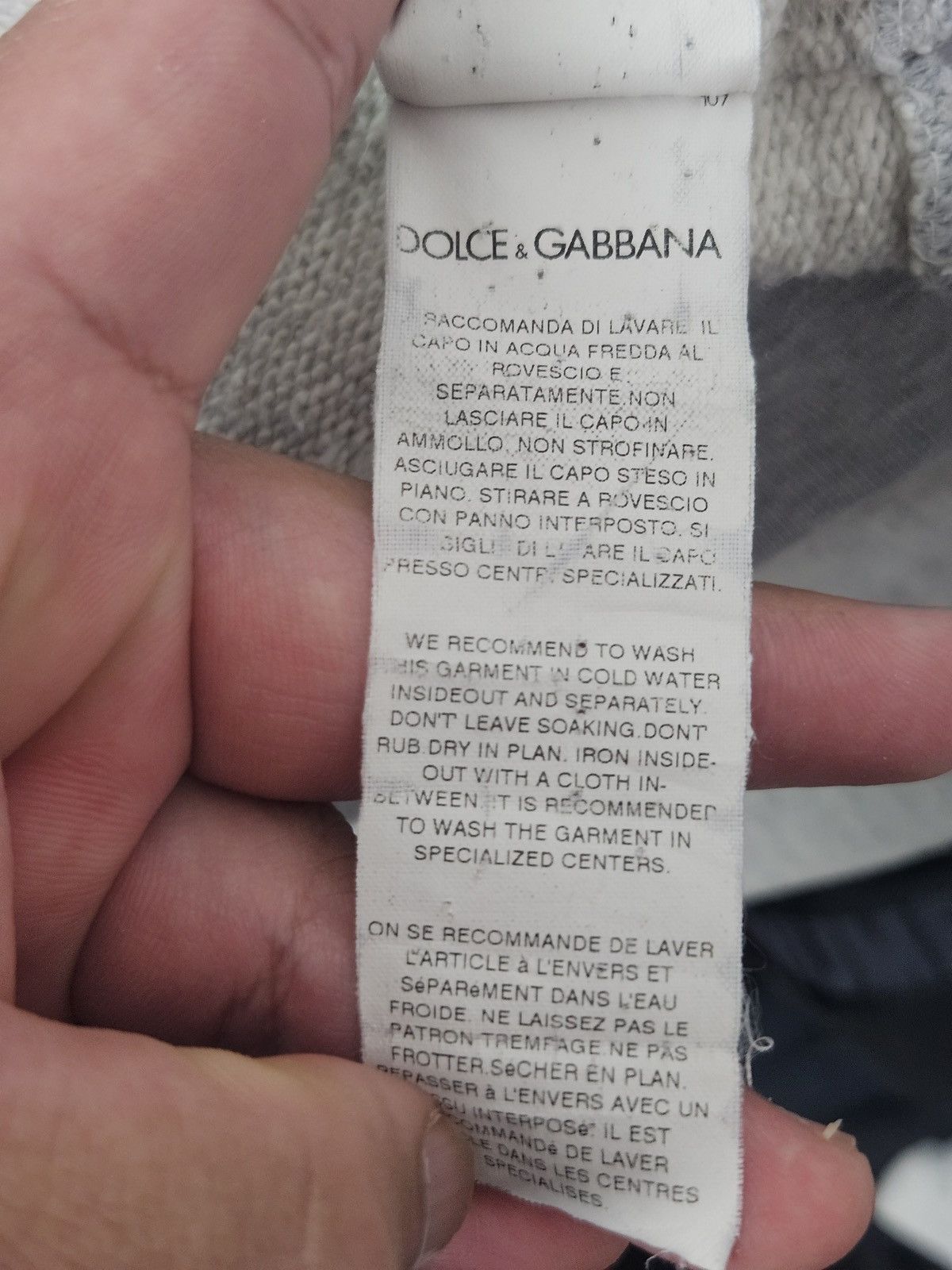 Dolce & Gabbana Dolce & Gabbana Steve Mcqueen sweatshirt Size US M / EU 48-50 / 2 - 8 Thumbnail