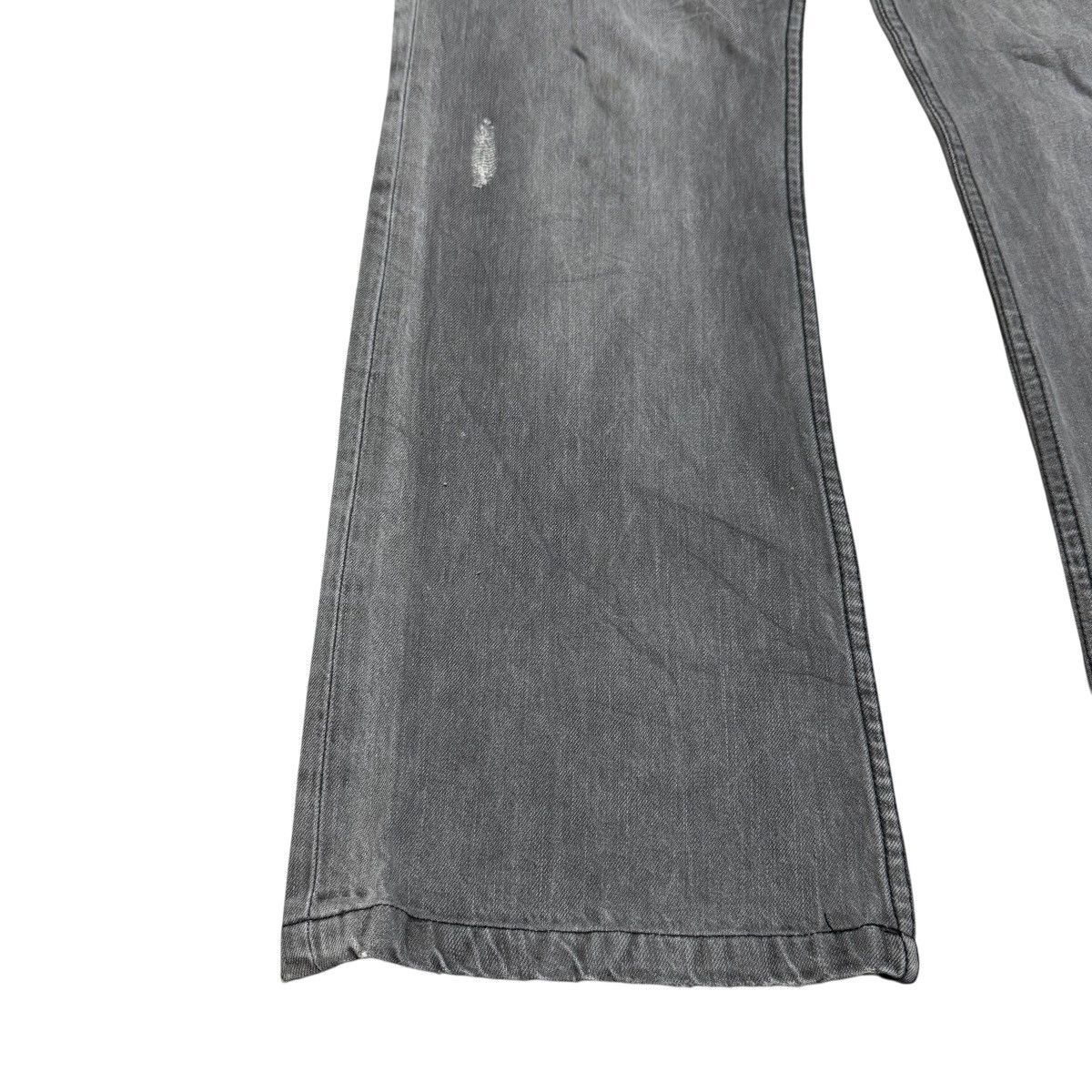 semanticdesign Vintage Semantic Design Snake Skin Denim Flare Jeans Size US 35 - 8 Thumbnail