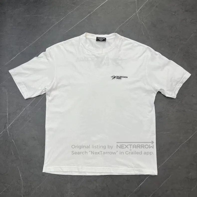 Balenciaga Balenciaga Embroidered boomerang logo short-sleeve M Size US M / EU 48-50 / 2 - 1 Thumbnail
