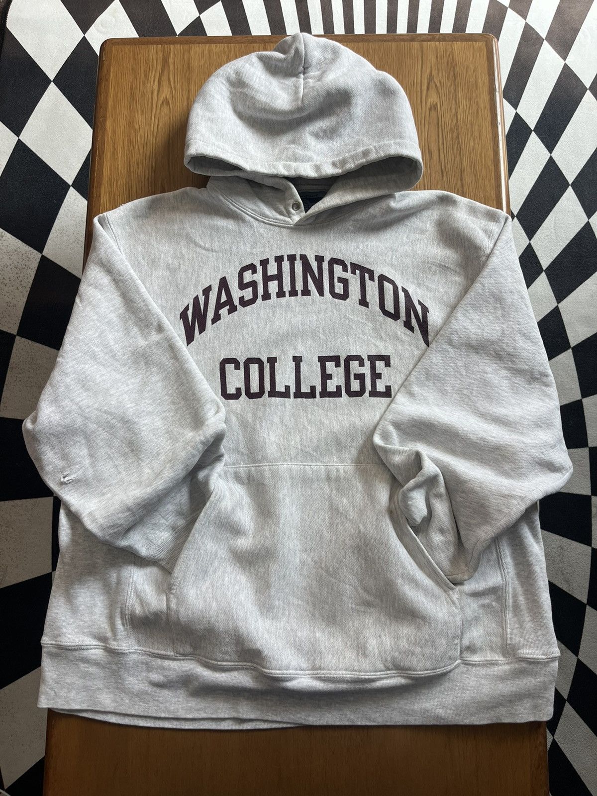Champion Vintage Champion Washington College Hoodie 90‘s-00’s Size US M / EU 48-50 / 2 - 10 Thumbnail