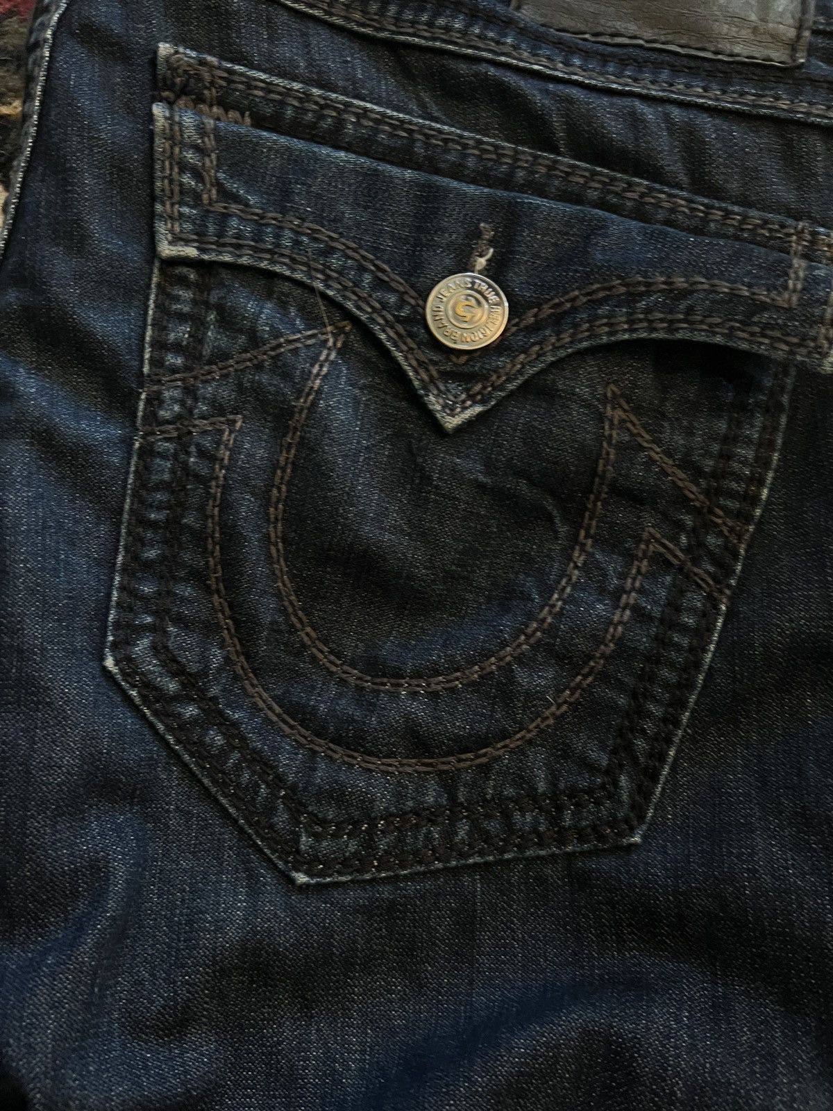 True Religion CRAZY Ricky Big QT Jeans Size US 34 / EU 50 - 8 Thumbnail