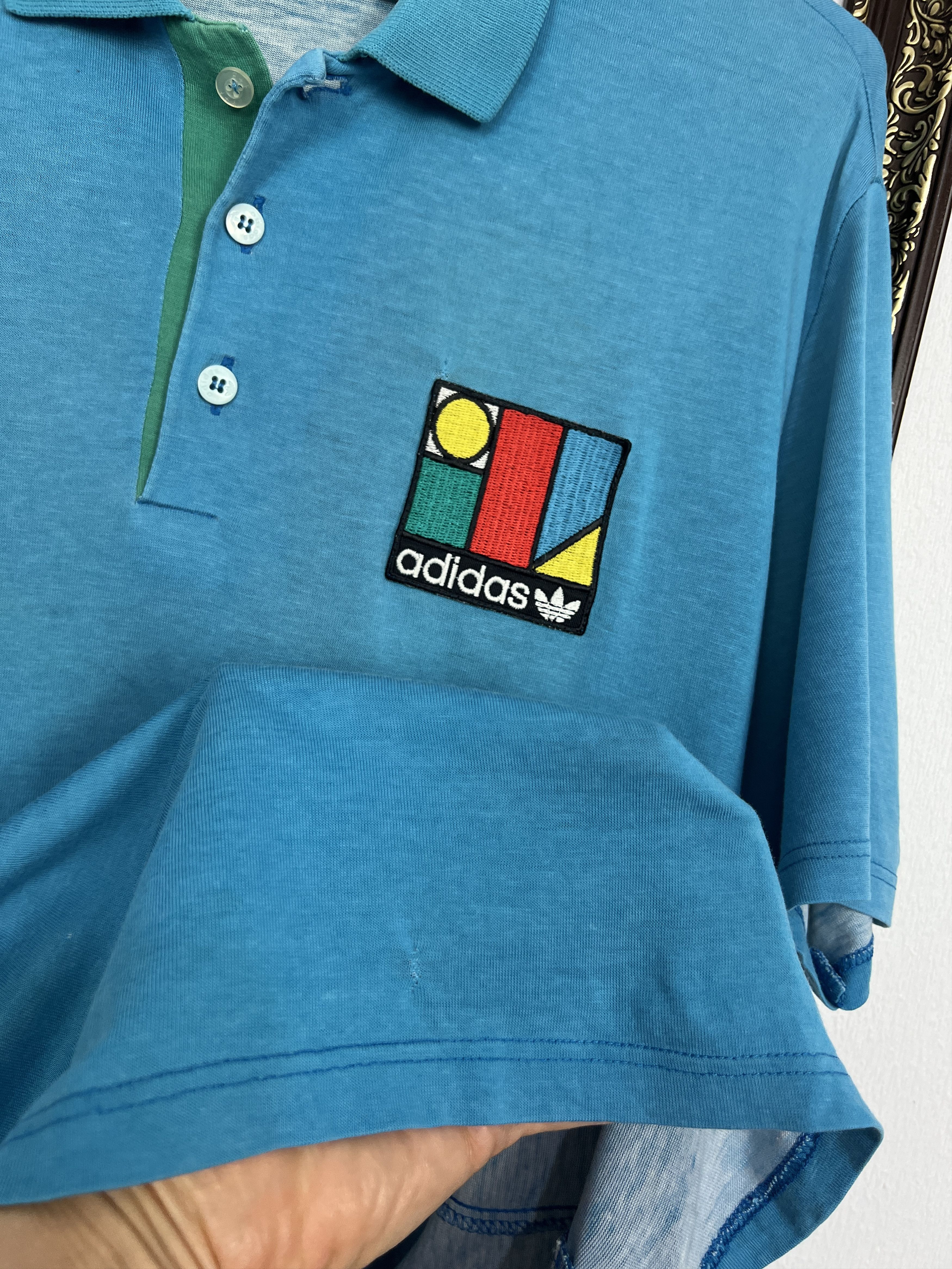 Adidas Vintage 90's Adidas Ivan lendl Tennis Shirt Jersey Polo Rare Size US L / EU 52-54 / 3 - 6 Thumbnail