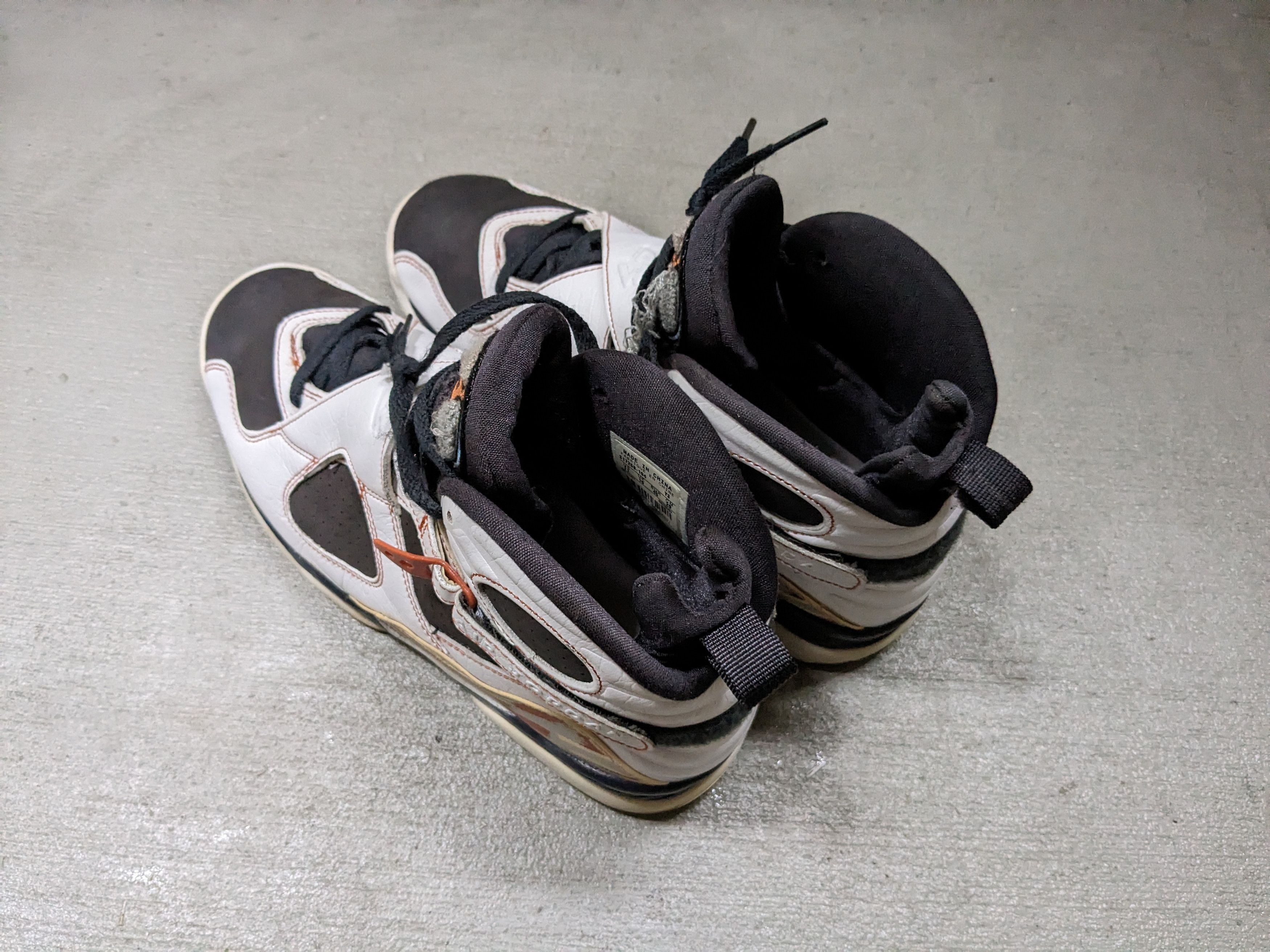 Jordan Brand Nike Air Jordan 8 VIII Retro Anthracite Black Toe 317258104 Size US 11 / EU 44 - 16 Thumbnail