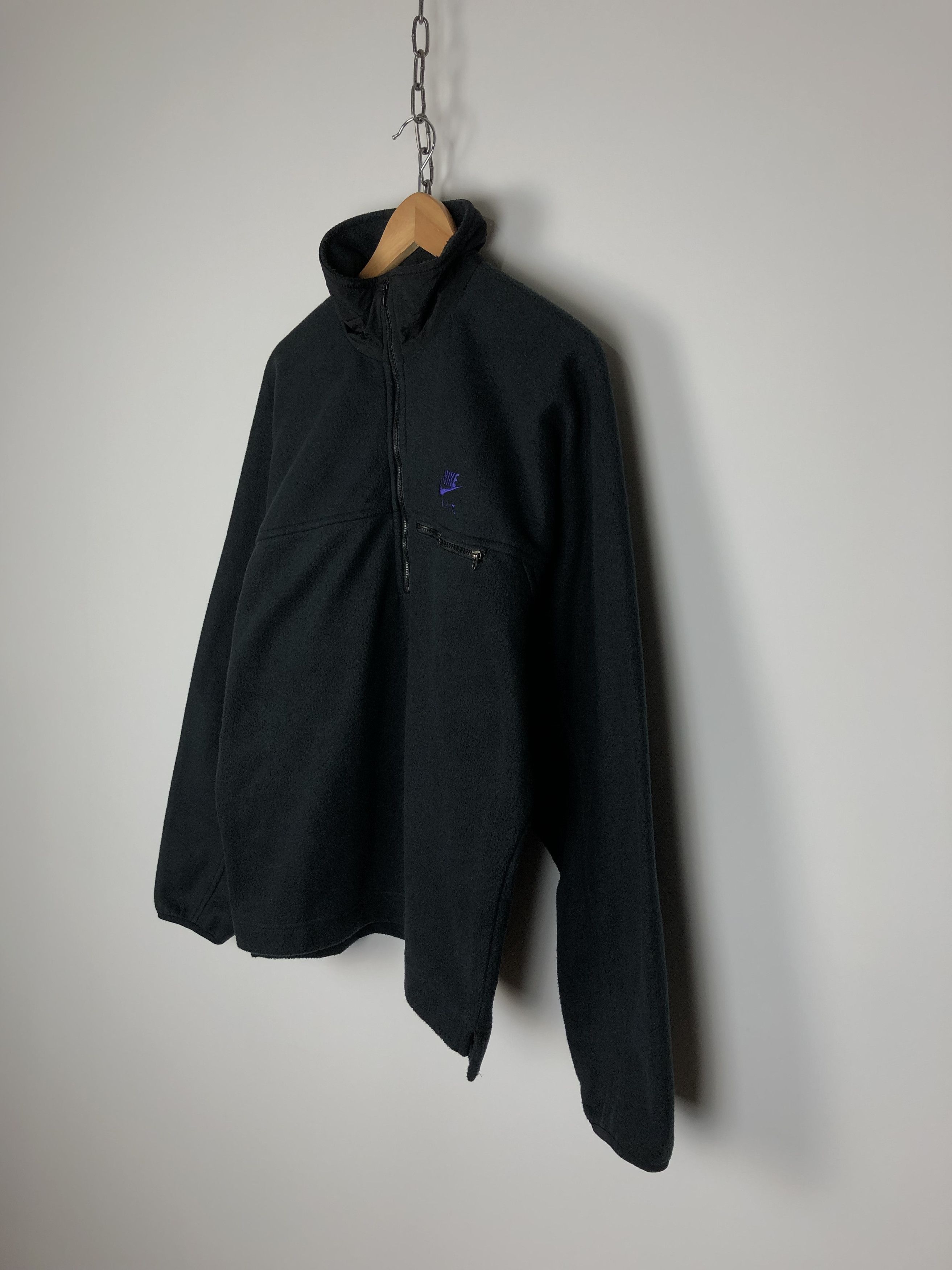 Nike Nike F.I.T. Vintage Fleece Jacket Black size M Size US M / EU 48-50 / 2 - 6 Thumbnail
