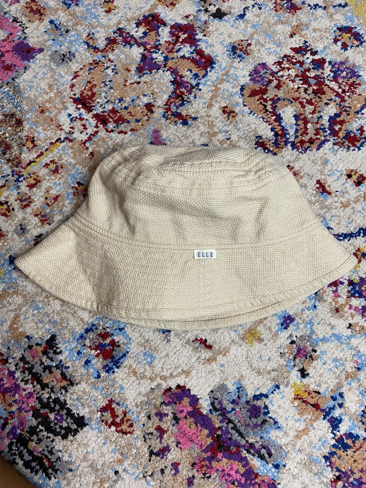 Japanese Brand × Vintage Vintage Elle Paris twill cotton mini Bucket Hats Size ONE SIZE - 1 Thumbnail