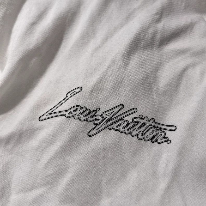 Louis Vuitton Louis Vuitton SS23 psychedelic print casual short sleeve T- Size US XXL / EU 58 / 5 - 5 Thumbnail