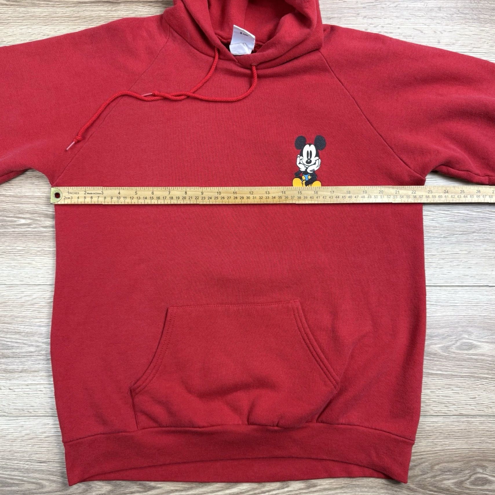 Mickey & Co. VINTAGE Mickey & Co Red Hoodie 90s Mickey Graphic Front Back Sz XL Mens Size US XL / EU 56 / 4 - 6 Thumbnail