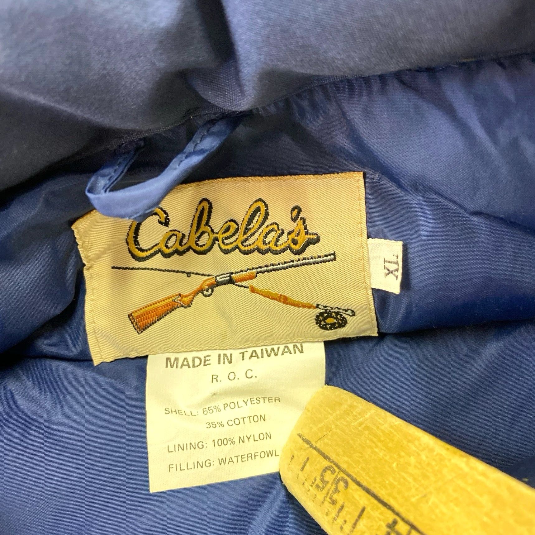 Vintage VINTAGE Cabela's Water Fowl Fill down Vest Puffer Navy Blue XL Men Vest Size US XL / EU 56 / 4 - 3 Thumbnail