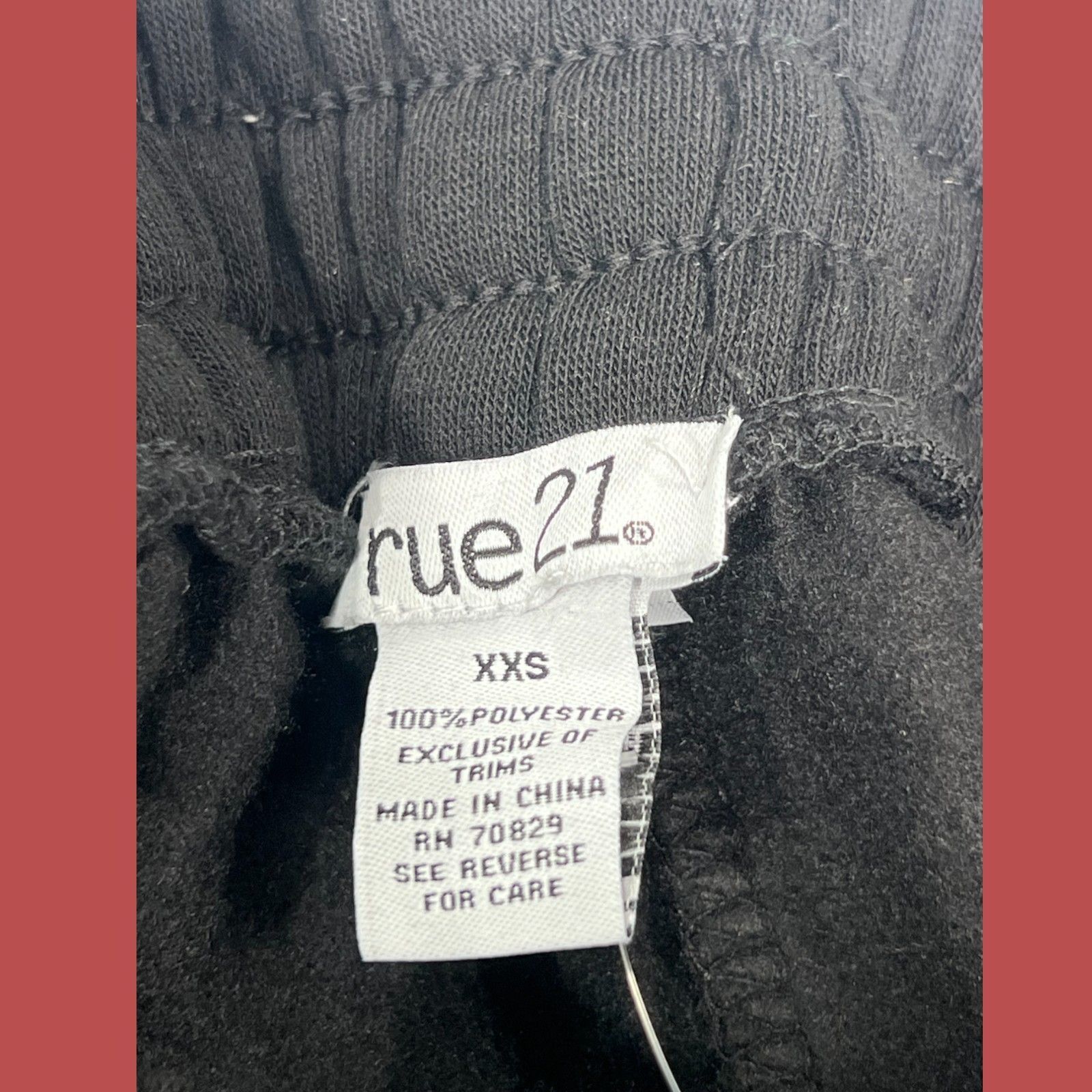 rue21 Rue 21 - Women's Cargo Sweatpants - Black - XXS Size 24" / US 00 / IT 34 - 9 Thumbnail