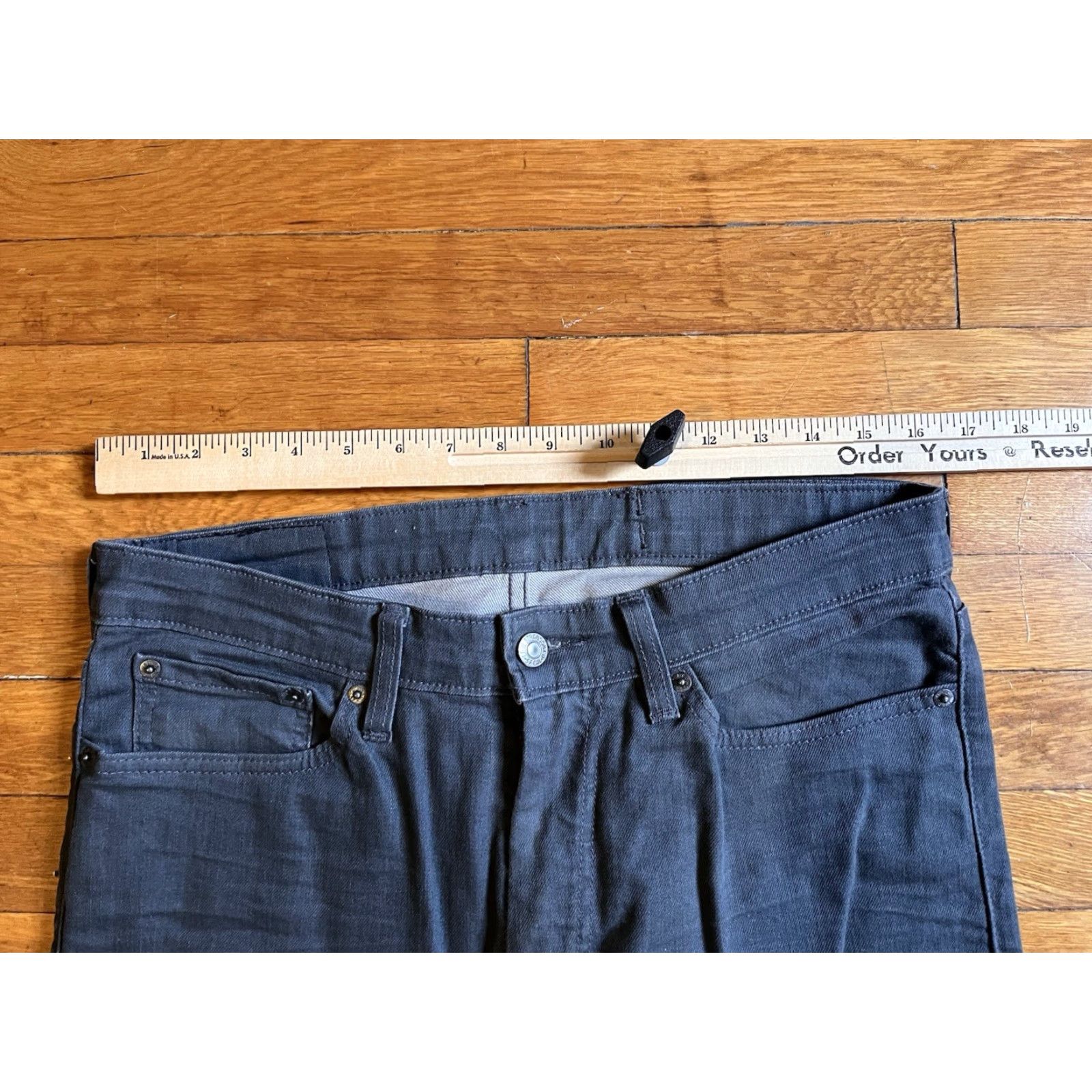 Levi's Levi’s 511 Selvedge Leg Denim Jeans Men’s 32x34 Grey Denim Jeans Slim Straight 5-Pocket Vintage: No N/A Women? (Note: Do not add) Size US 32 / EU 48 - 2 Thumbnail