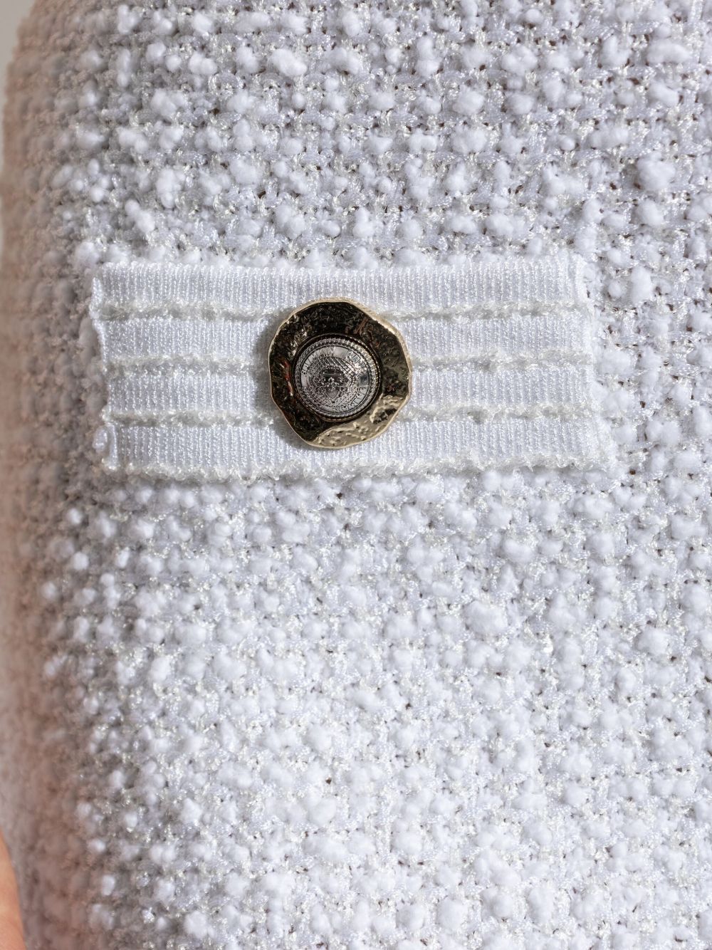 Balmain TWEED MINI SKIRT Size 27" / US 4 / IT 40 - 1 Thumbnail