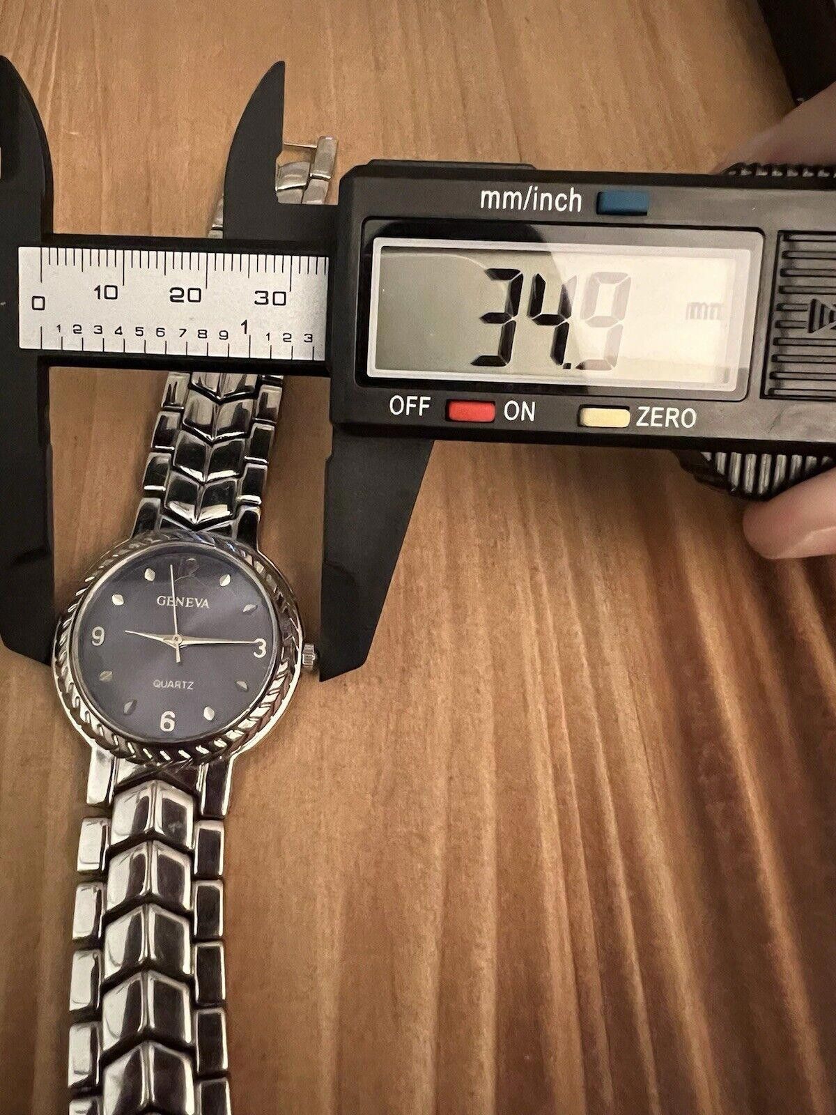 Geneva Geneva watch Blue Dial New Battery Size ONE SIZE - 2 Thumbnail