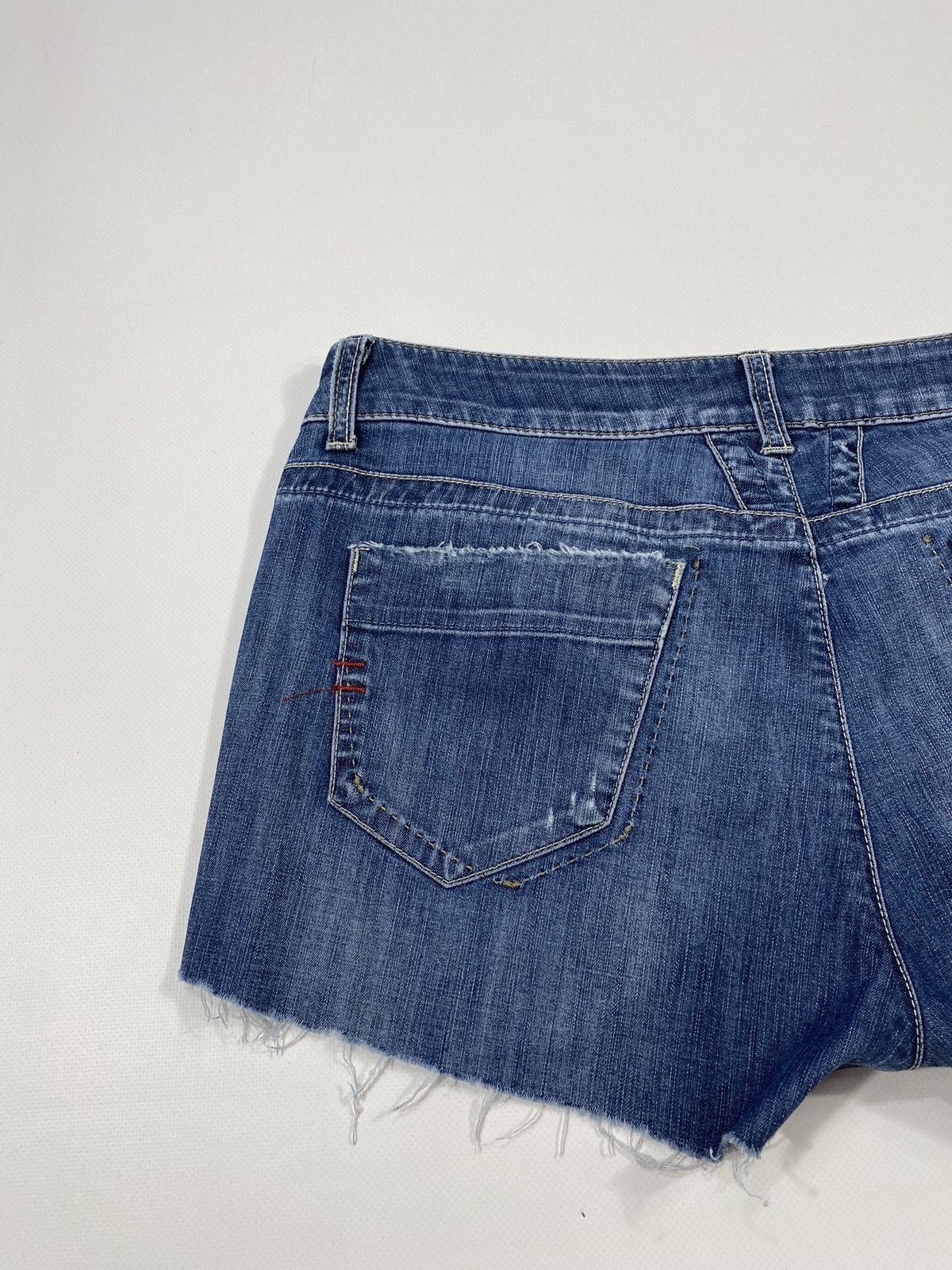 Marithe + Francois Girbaud LASTDROP🔥Y2K Le Jean De Marithe Francois Girbaud Mini Shorts Size 34" / US 12 / IT 48 - 13 Thumbnail