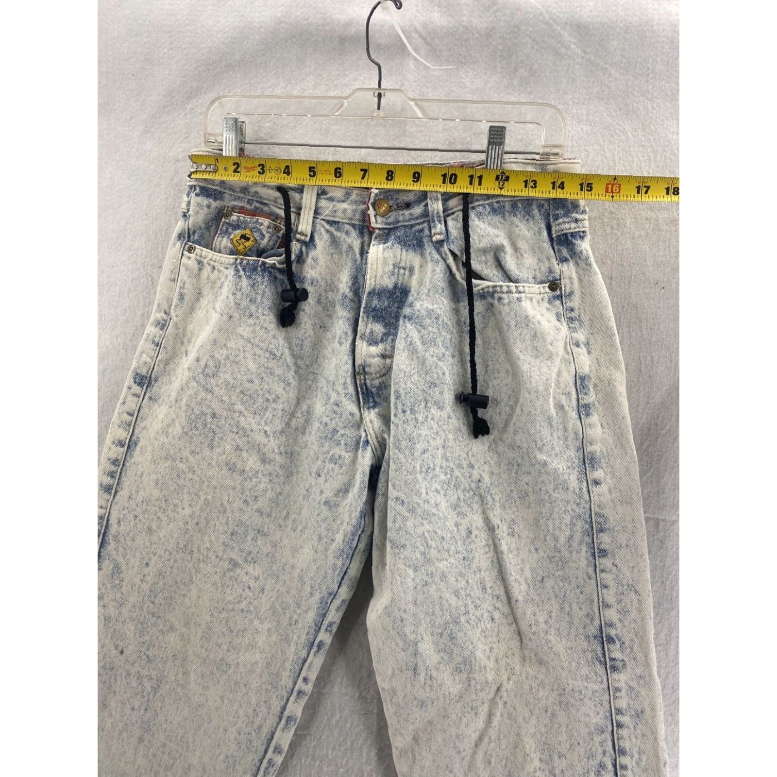 Vintage VINTAGE Skidz Jeans Mens Stonewashed Distressed 30x29 Blue Cotton Blend 80s Grunge Mens Size US 30 / EU 46 - 2 Thumbnail