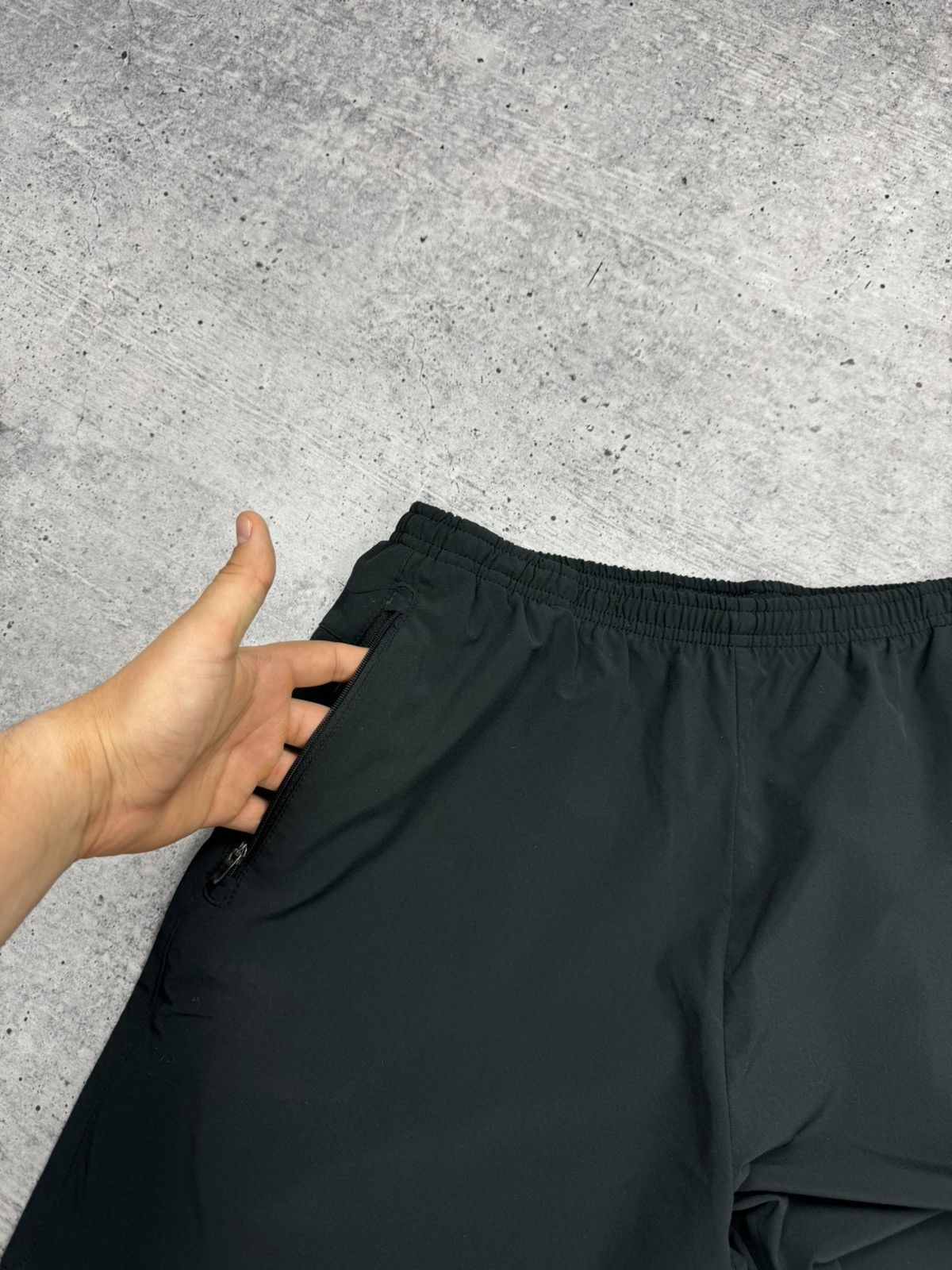 Nike × Vintage Vintage Nike Y2K Style Reflective Swoosh Logo Drill Pants Size US 34 / EU 50 - 10 Thumbnail