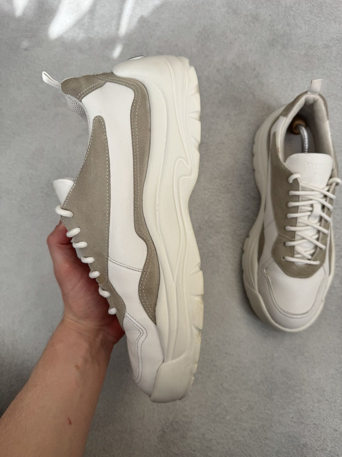 Valentino Valentino Garavani White Gumboy Calfskin Sneakers Size45 Size US 11 / EU 44 - 7 Thumbnail