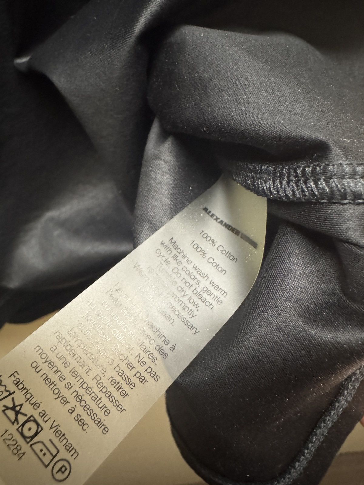 T by Alexander Wang BLACK SHEEN TSHIRT Size US L / EU 52-54 / 3 - 4 Thumbnail