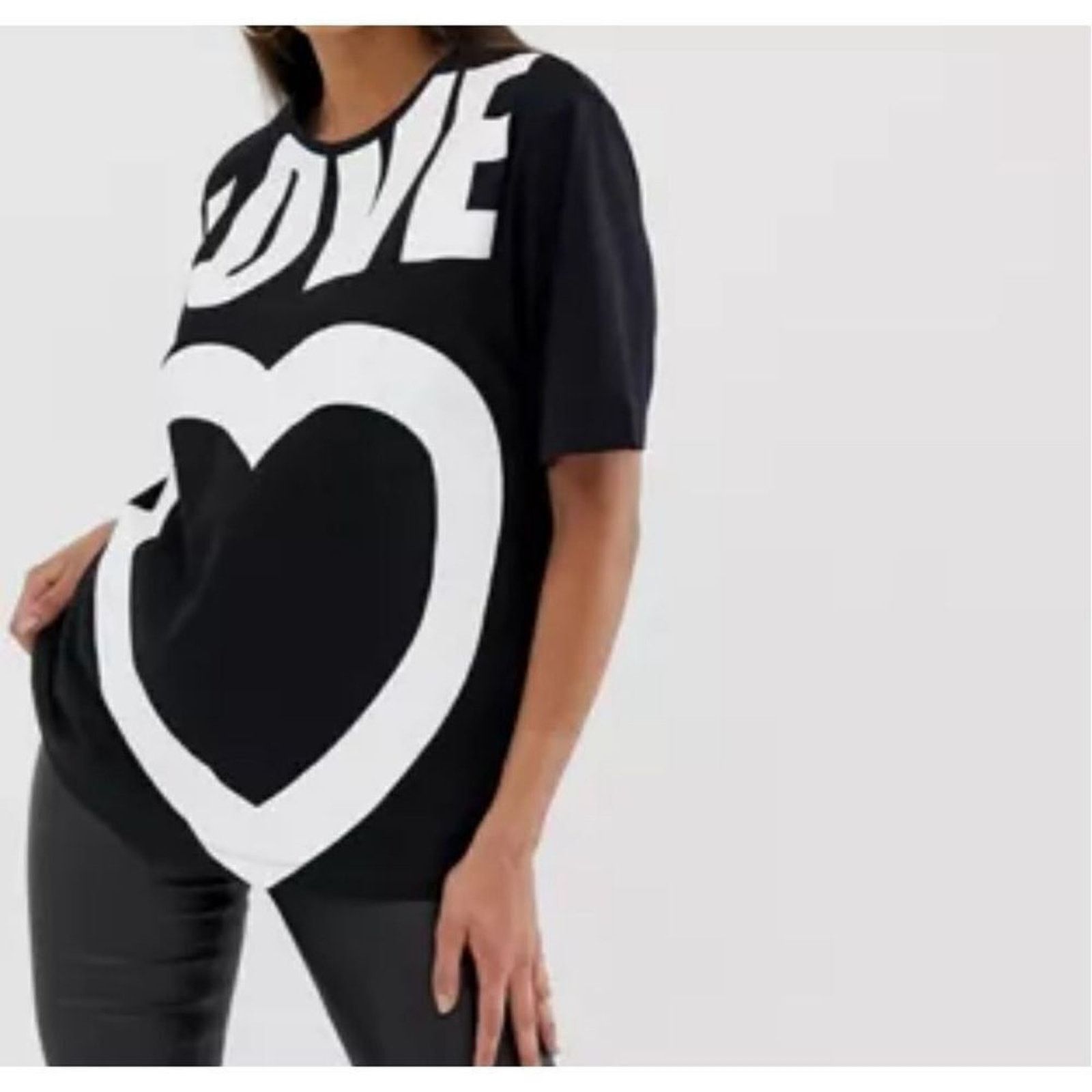 Moschino Love Moschino logo t-shirt size 4 Size S / US 4 / IT 40 - 1 Thumbnail