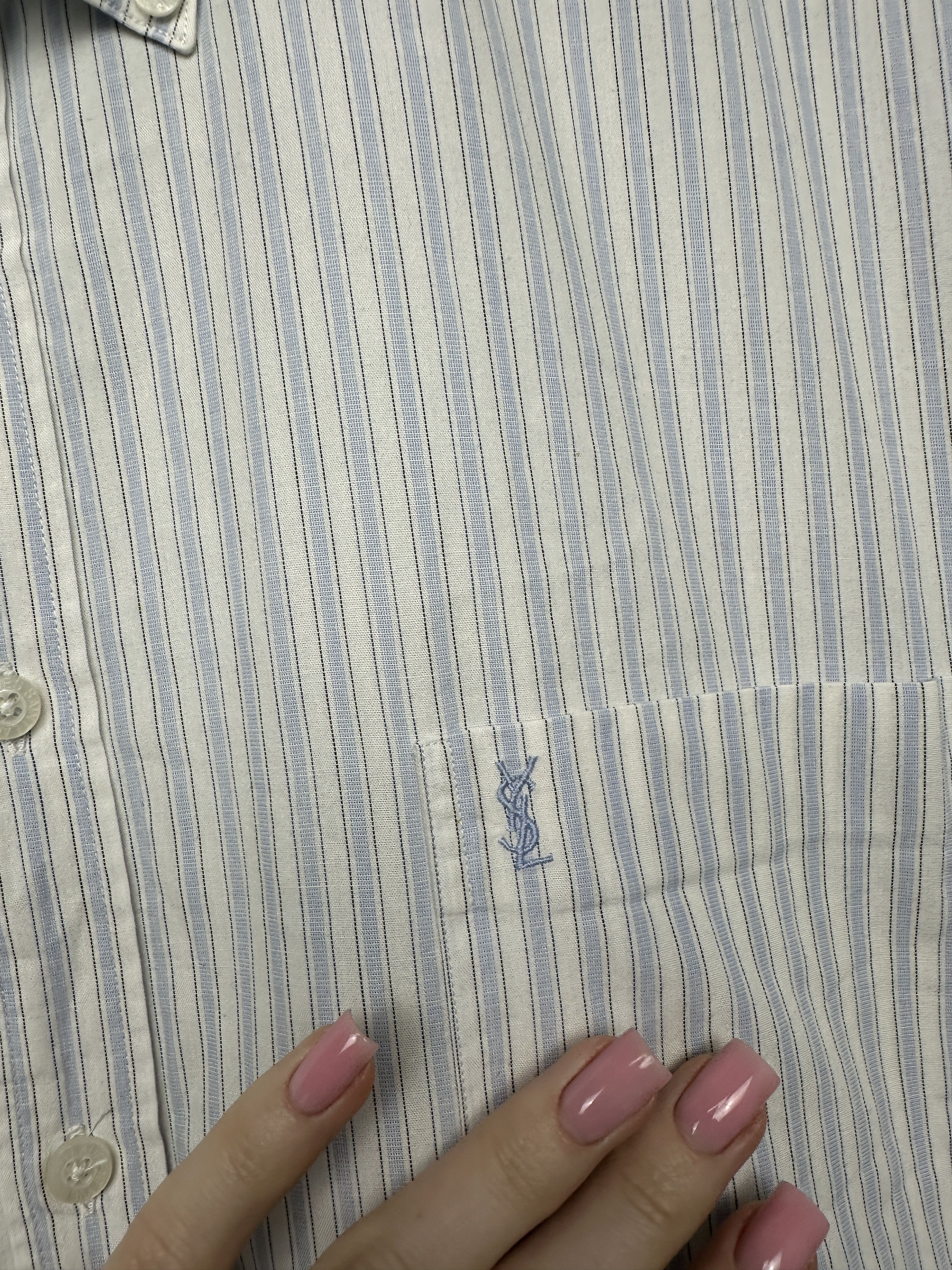 Yves Saint Laurent Yves Saint Laurent YSL Mens Short Sleeve Shirt Size US XL / EU 56 / 4 - 3 Thumbnail