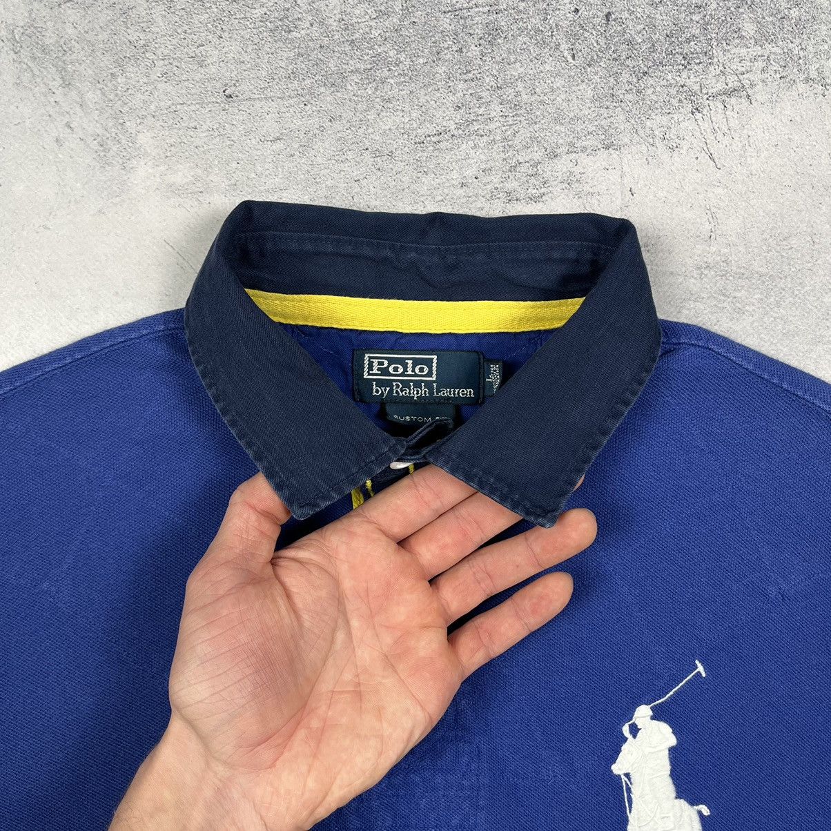 Polo Ralph Lauren Vintage Polo Ralph Lauren 3 Big Logo Polo Rugby Shirt 90’s Size US L / EU 52-54 / 3 - 5 Thumbnail