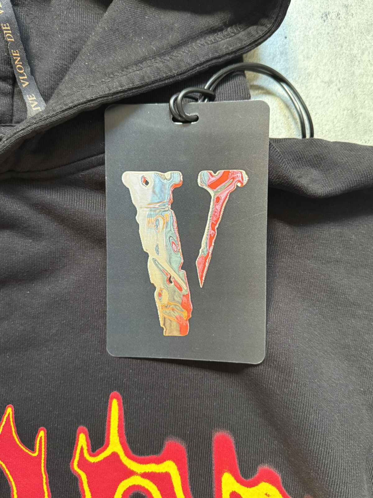 Vlone VLONE Flame Devil Flame Hoodie - Size S (Certilogo Verified) Size US S / EU 44-46 / 1 - 4 Thumbnail