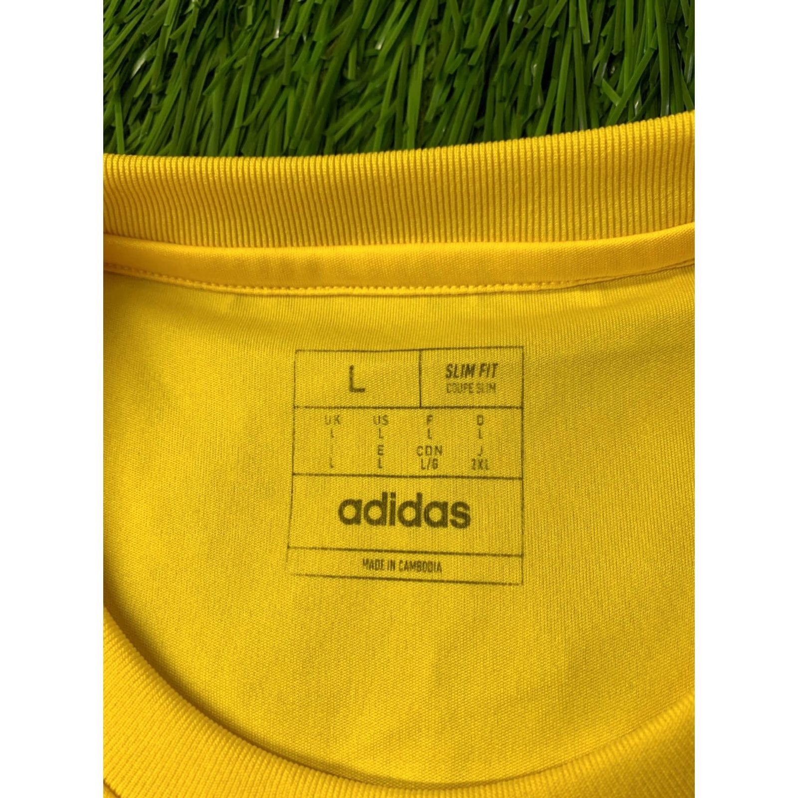 Adidas ADIDAS PERFORMANCE TABELA ORIGINAL 2024 FOOTBALL SHIRT JERSEY L Mens Yellow and Blue Football Shirt 2024 Adidas Tabela Size US L / EU 52-54 / 3 - 5 Thumbnail