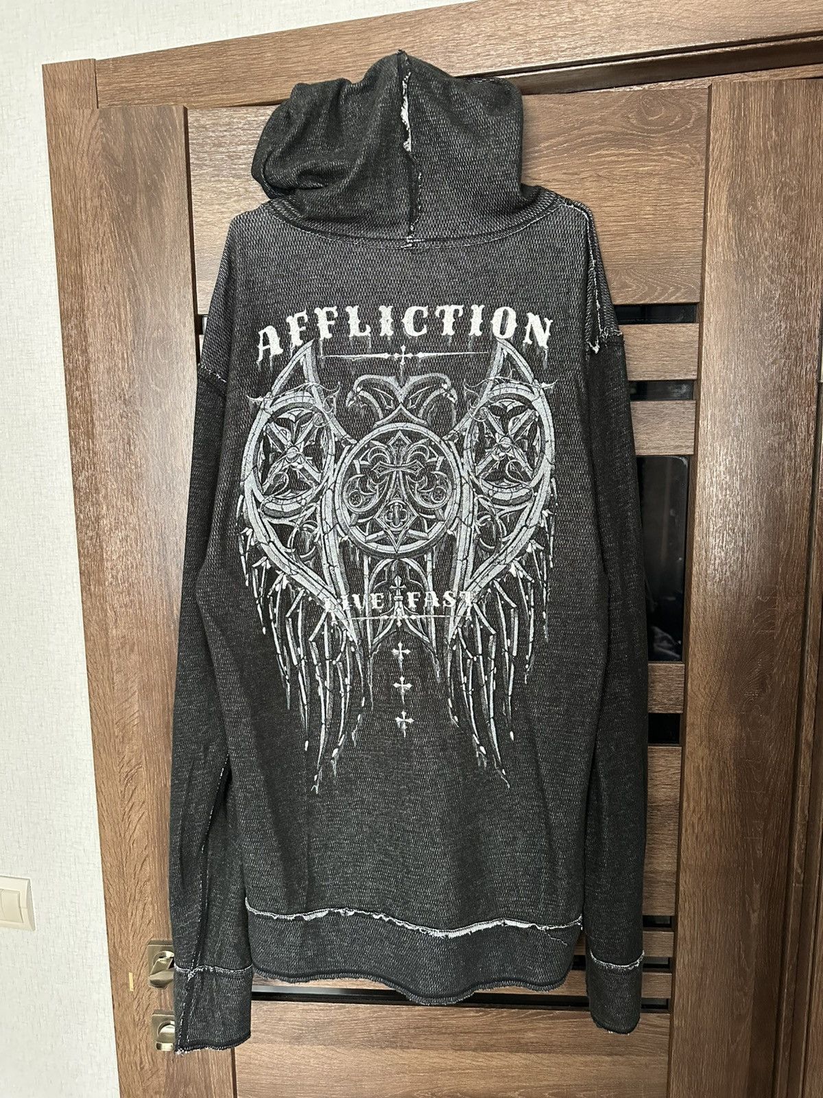 Affliction Affliction Reversible Zip Hoodie Vintage Y2K Size US XL / EU 56 / 4 - 1 Thumbnail