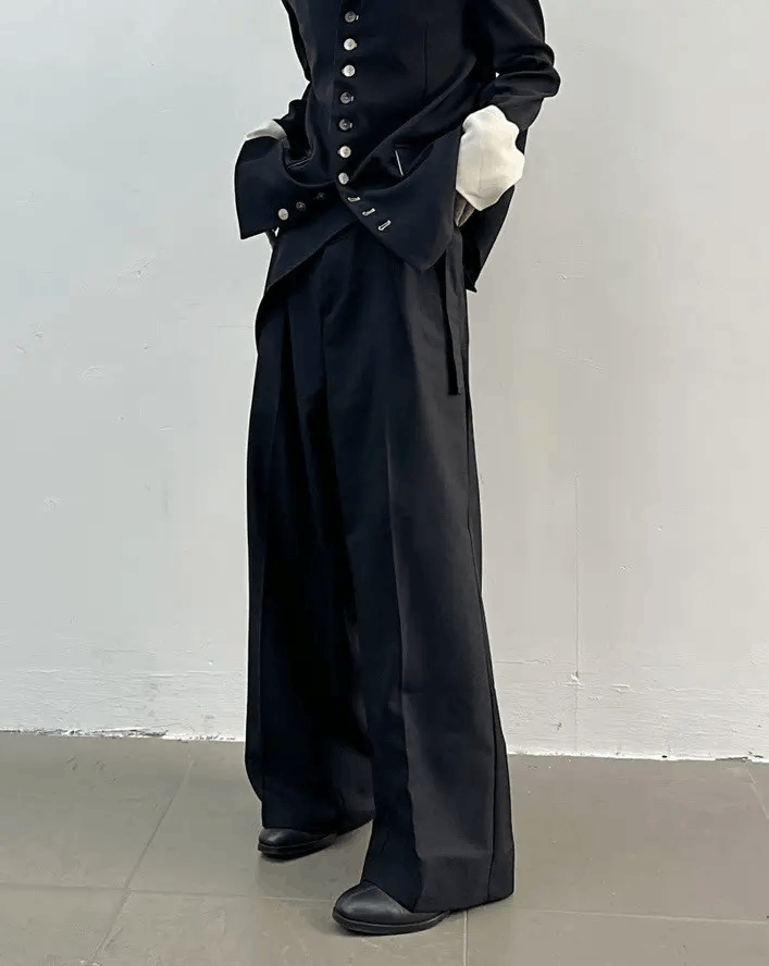 Japanese Brand × Vintage Retro fashion back buckle wrap pants Size US 32 / EU 48 - 2 Thumbnail