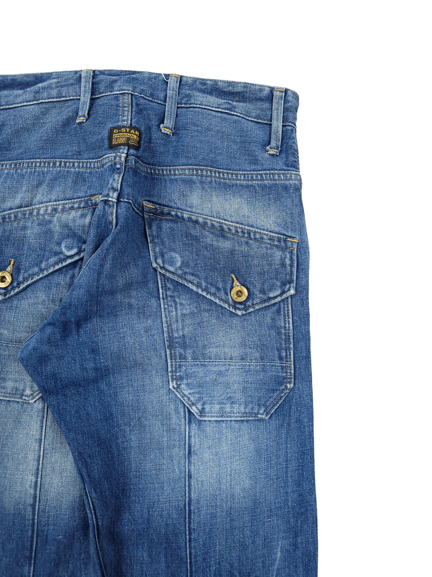 G-Star × Japanese Brand 💎 30/32 G-star Raw "3D Loose" Relaxed Denim Jeans Y2K Size US 30 / EU 46 - 9 Thumbnail