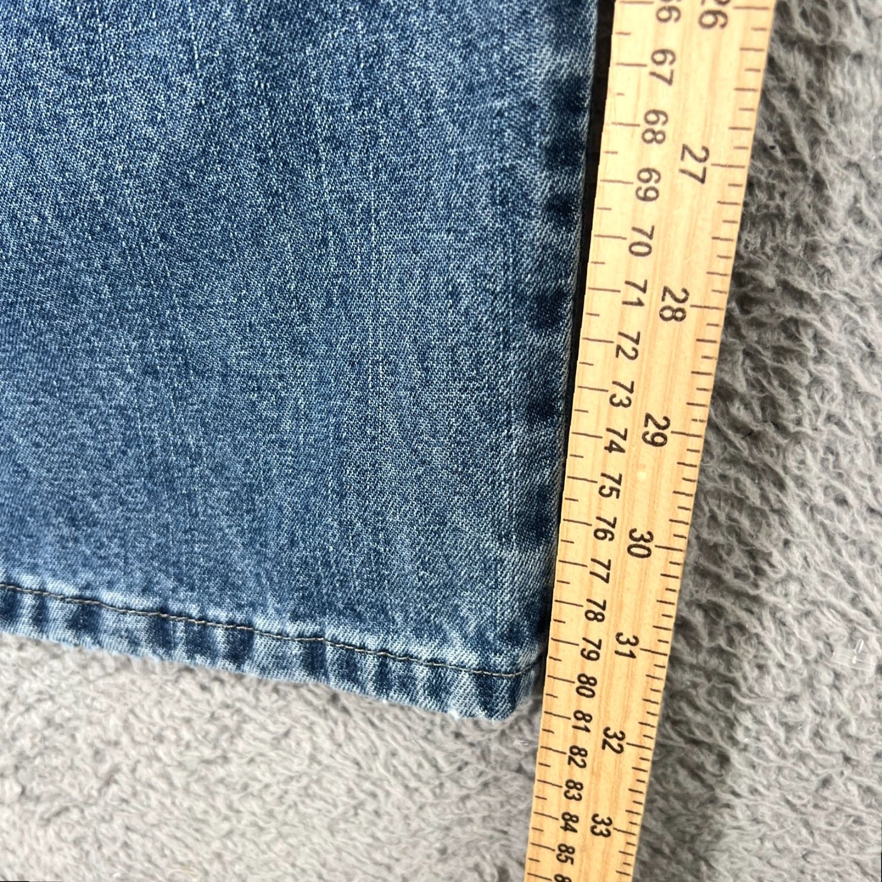 Wrangler Wrangler Carpenter Jeans Mens 36x32 Medium Wash Denim Blue 5-Pocket Zipper Straight Regular Waist 36 Mens Jeans Size US 36 / EU 52 - 6 Thumbnail