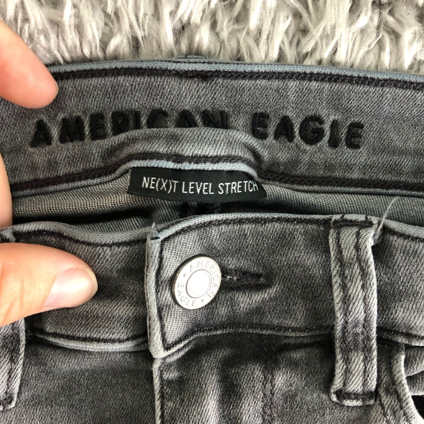 American Eagle Outfitters VINTAGE: No American Eagle Outfitters Jegging Jeans Gray Medium Wash 5-Pocket Denim Womens Sz 6 Regular Rise Mid 8.5-10.5 in Jeans Size 28" / US 6 / IT 42 - 7 Thumbnail