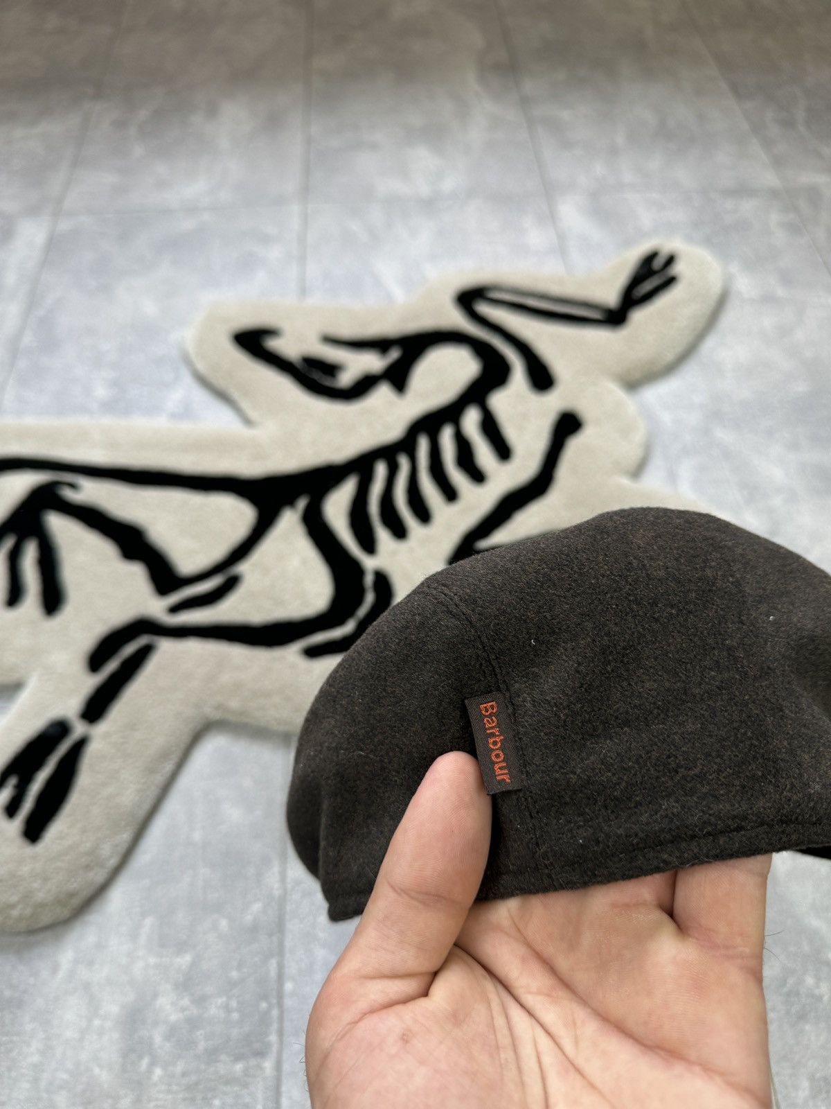 Barbour × Vintage Mens Vintage Barbour hats cap berets tweed Size ONE SIZE - 5 Thumbnail
