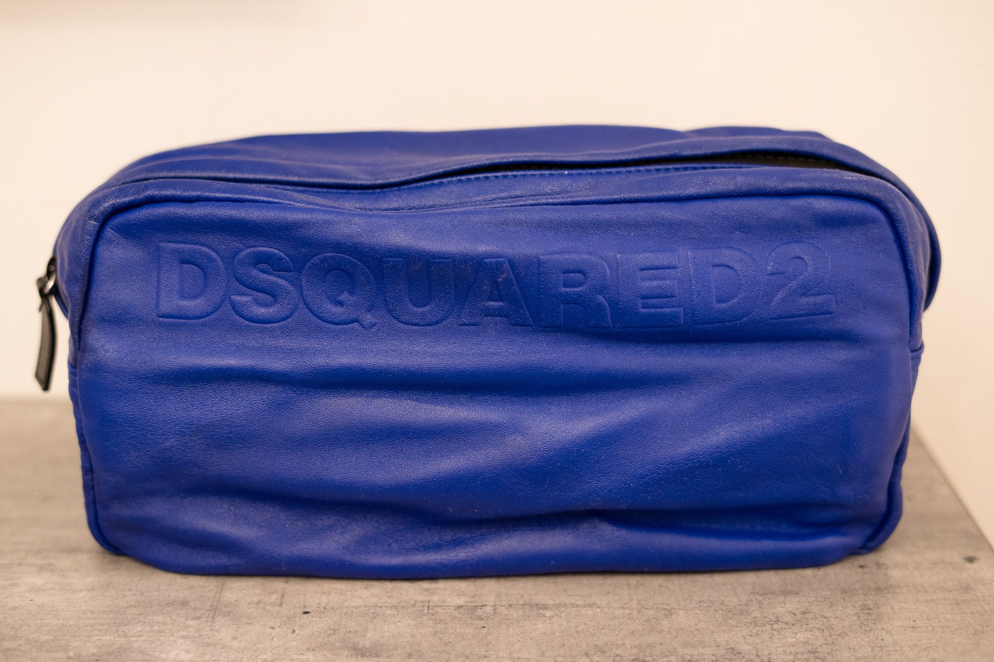 Dsquared2 DSquared2 Blue Leather Toiletry Kit Size ONE SIZE - 1 Thumbnail