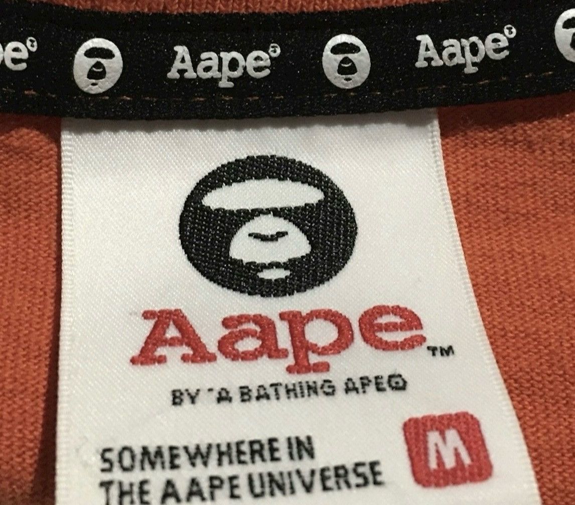 Aape × Bape Bape Aape camo logo tee shirt Size US M / EU 48-50 / 2 - 4 Thumbnail