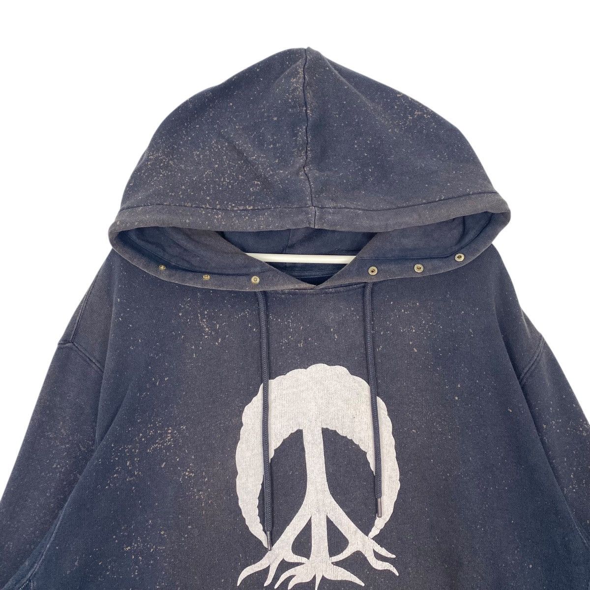 Vintage Vintage GNarly Hoodie Navy Blue Pullover Jumper Size XL Size US XL / EU 56 / 4 - 4 Thumbnail