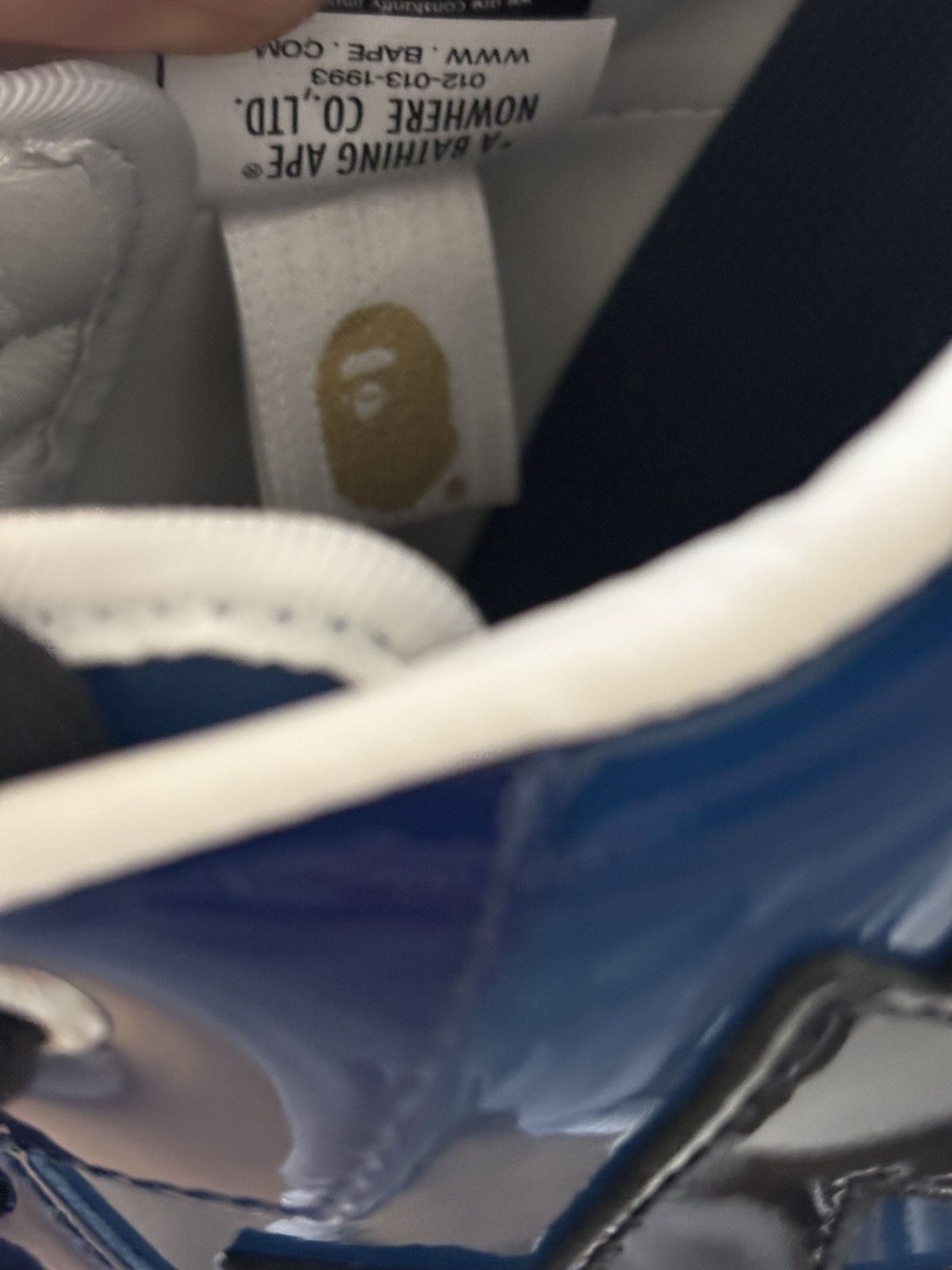Bape Authentic ape bape bape sta Icon US 8 navy blue new Size US 8 / EU 41 - 7 Thumbnail