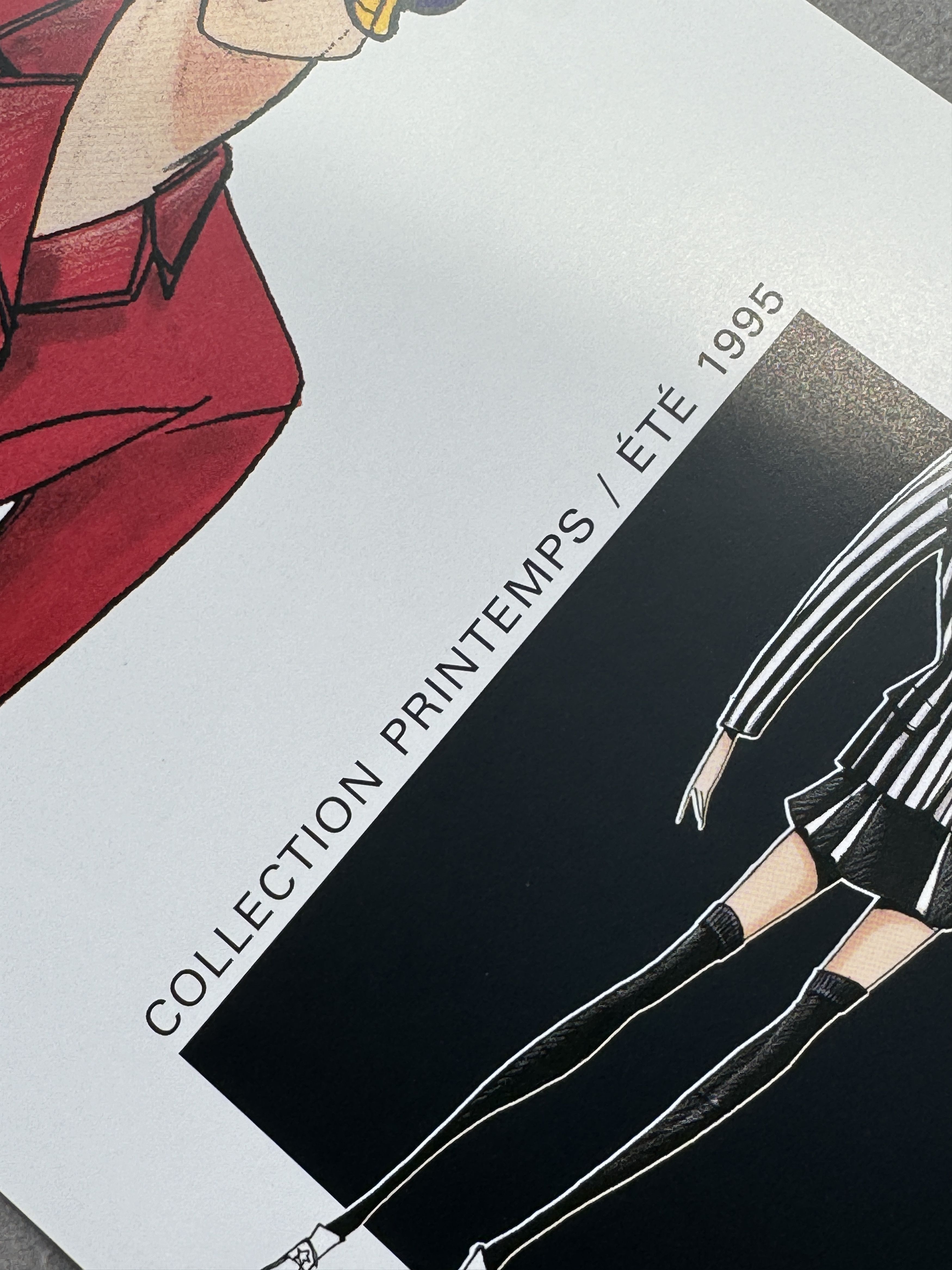 Thierry Mugler Thierry Mugler 1995 Spring Summer Fashion Sketch Catalogue Size ONE SIZE - 6 Thumbnail