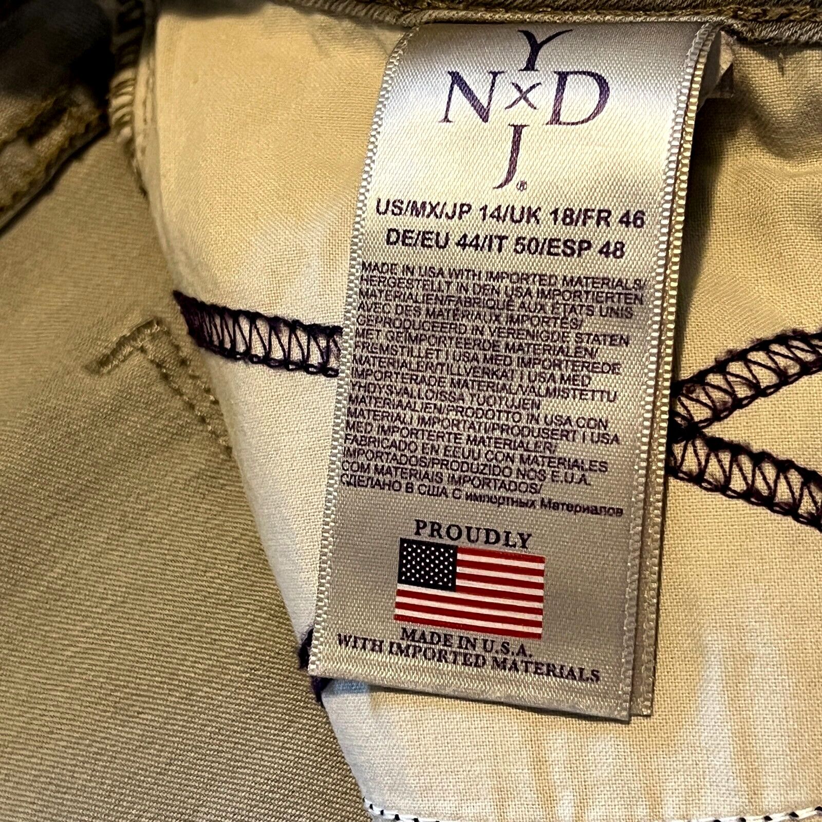 NYDJ NYDJ Jeans Size 14 Gray Alina Ankle Jeans Mid Rise Raw Hem Size 36" / US 14 / IT 50 - 5 Thumbnail