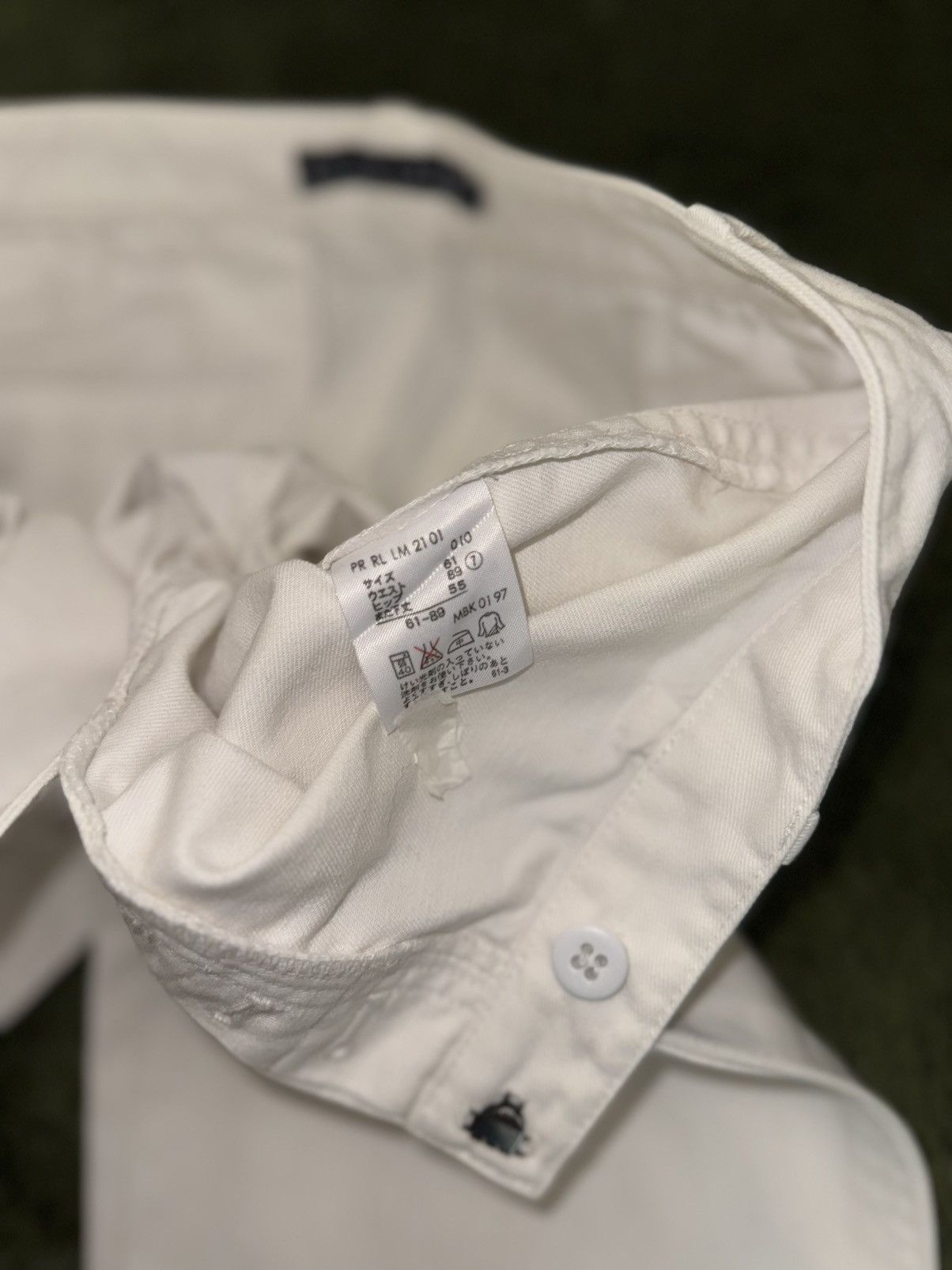 Polo Ralph Lauren [7] Ralph Lauren Sailor Logo Cotton Chino Cropped Pants Size US 30 / EU 46 - 4 Thumbnail