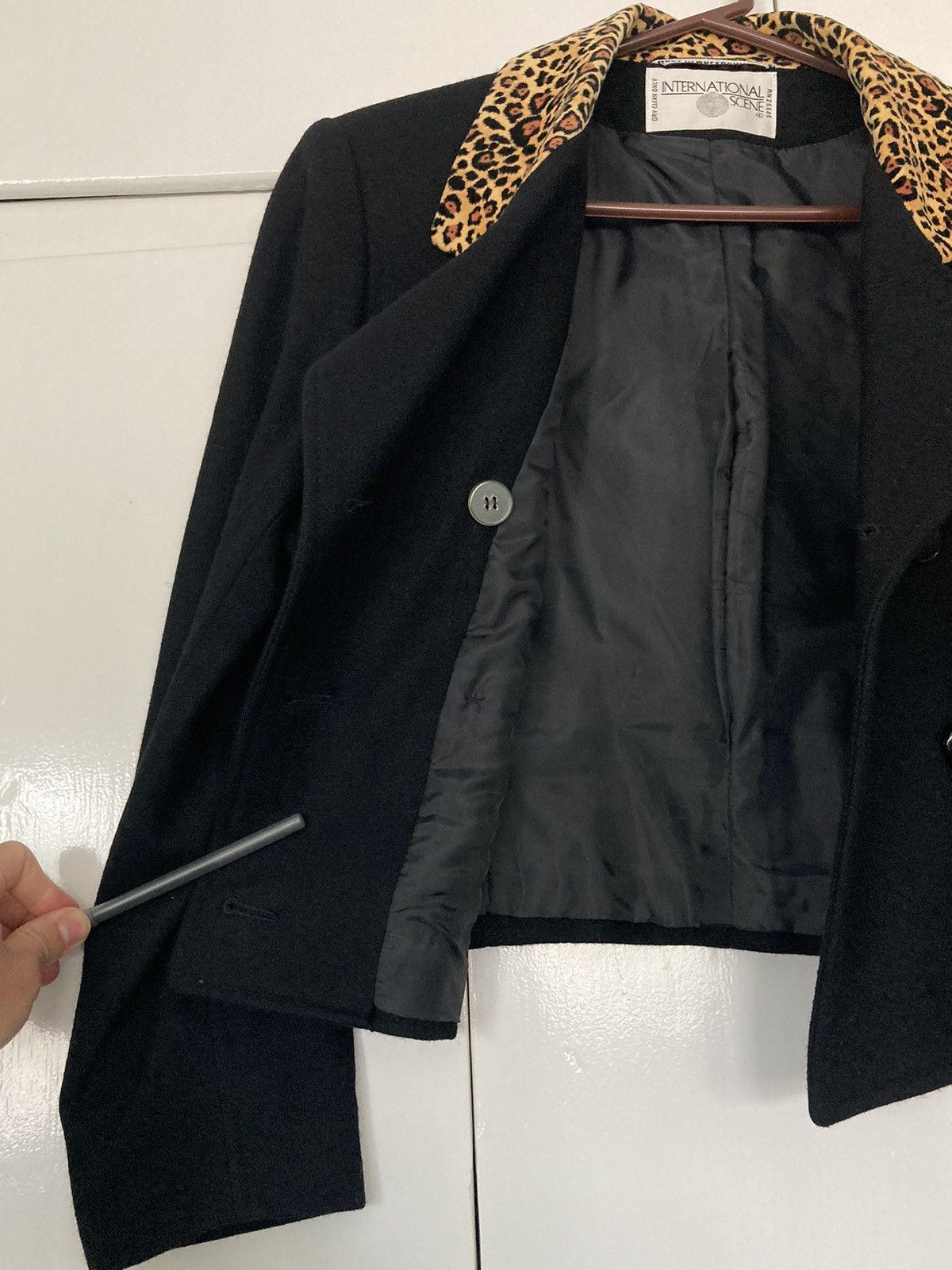 Vintage INTERNATIONAL SCENE CROPPED JACKET BLAZER VINTAGE CHEETAH Size M / US 6-8 / IT 42-44 - 6 Thumbnail