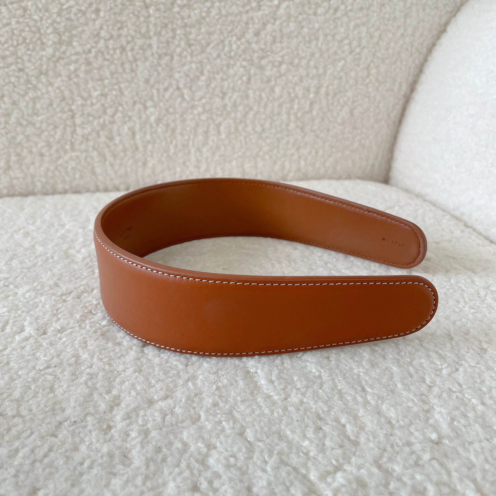 Celine Celine Cognac Calfskin Headband Pre-owned Size ONE SIZE - 3 Thumbnail