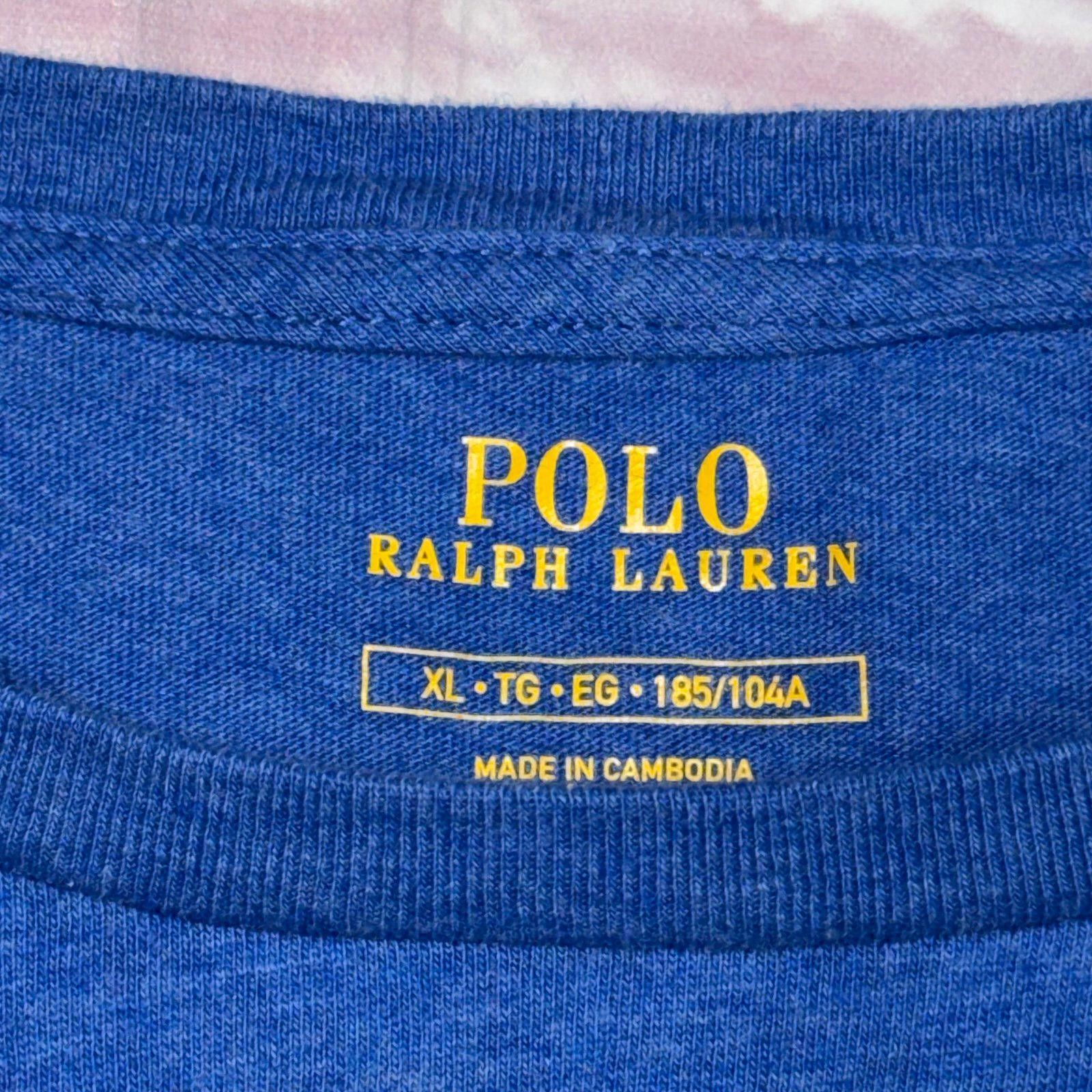 Polo Ralph Lauren Polo Ralph Lauren XL Blue Crew Neck T-Shirt Size US XL / EU 56 / 4 - 3 Thumbnail