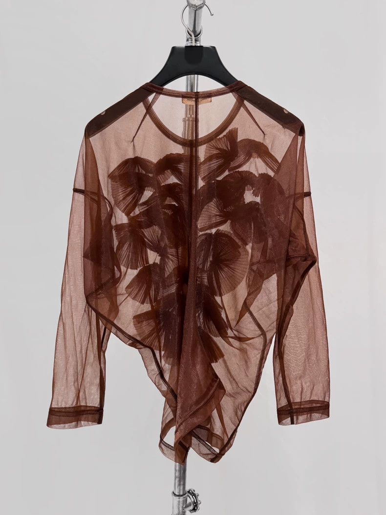 Comme des Garcons Comme des garcons Tulle see-through undercoat long sleeves Size ONE SIZE - 2 Thumbnail