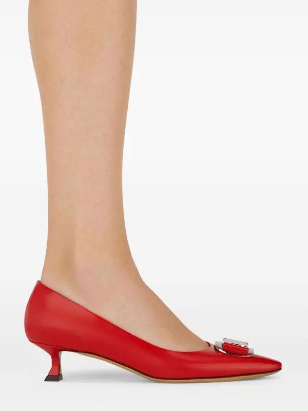 Salvatore Ferragamo o1s1rm0126 Vara Pumps in Red Size US 6 / IT 36 - 4 Thumbnail