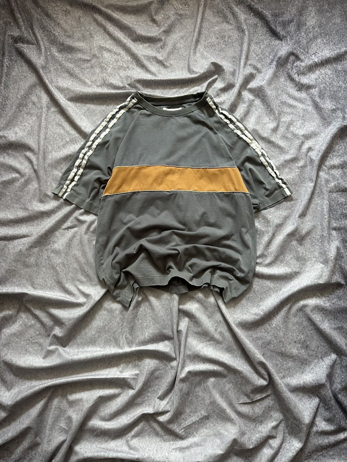 Wales Bonner Wales Bonner Grey George Stripe Tee Size XS Grey Size US XS / EU 42 / 0 - 1 Thumbnail