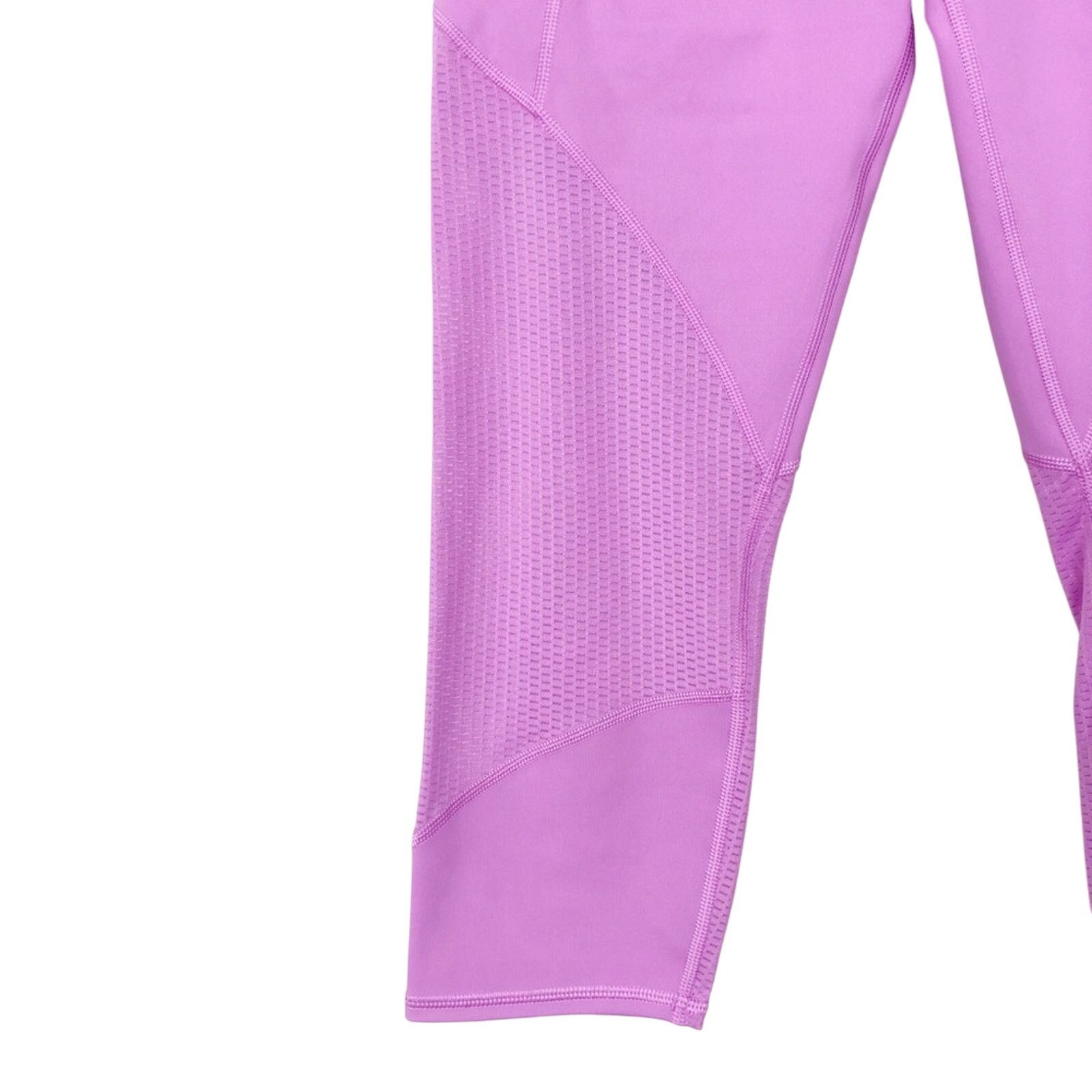 Other Athleta Mesh Contenter Capri Leggings Violet Blush Sz S Size 27" / US 4 / IT 40 - 5 Thumbnail
